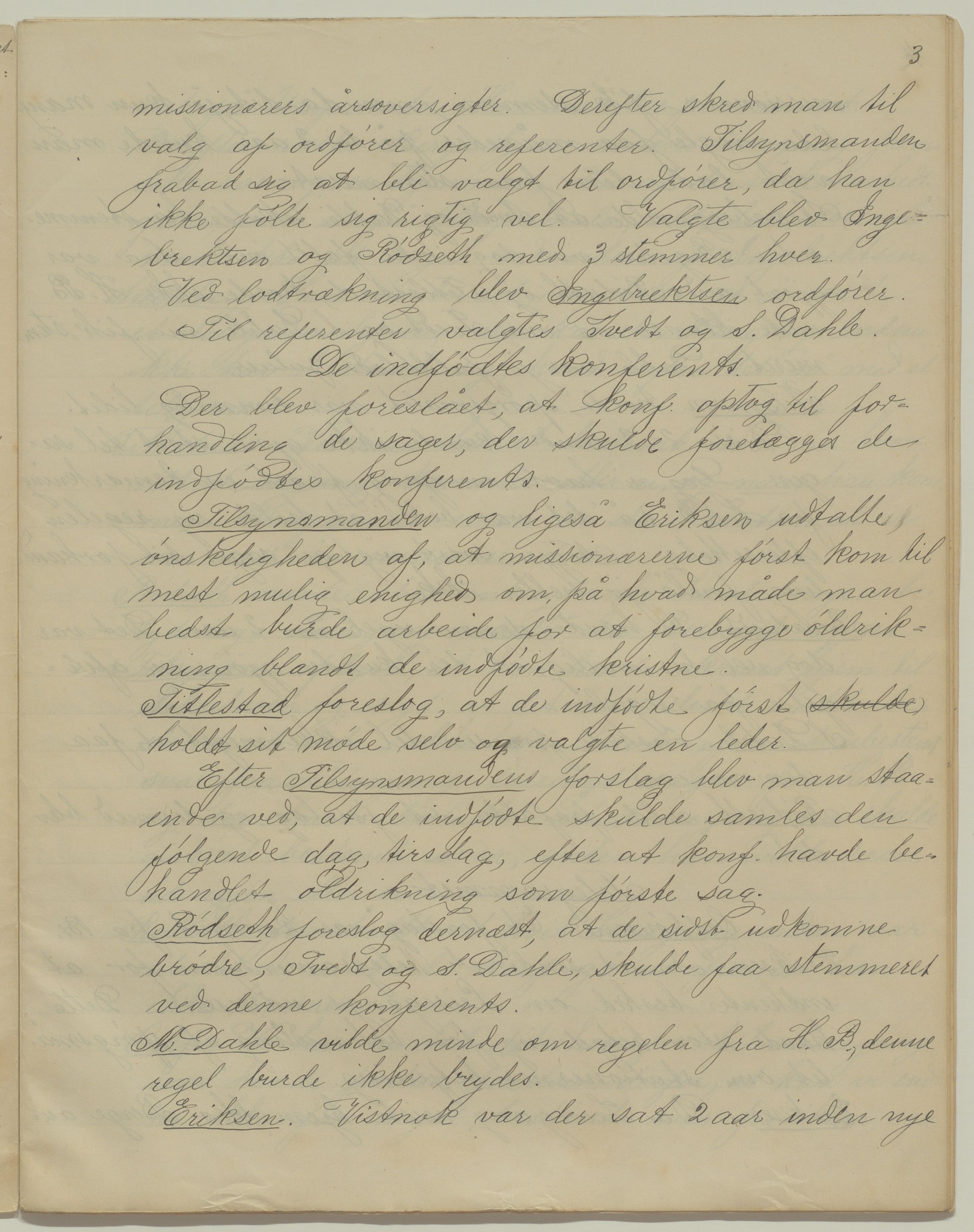 Det Norske Misjonsselskap - hovedadministrasjonen, VID/MA-A-1045/D/Da/Daa/L0043/0007: Konferansereferat og årsberetninger / Konferansereferat fra Sør-Afrika., 1899, s. 3