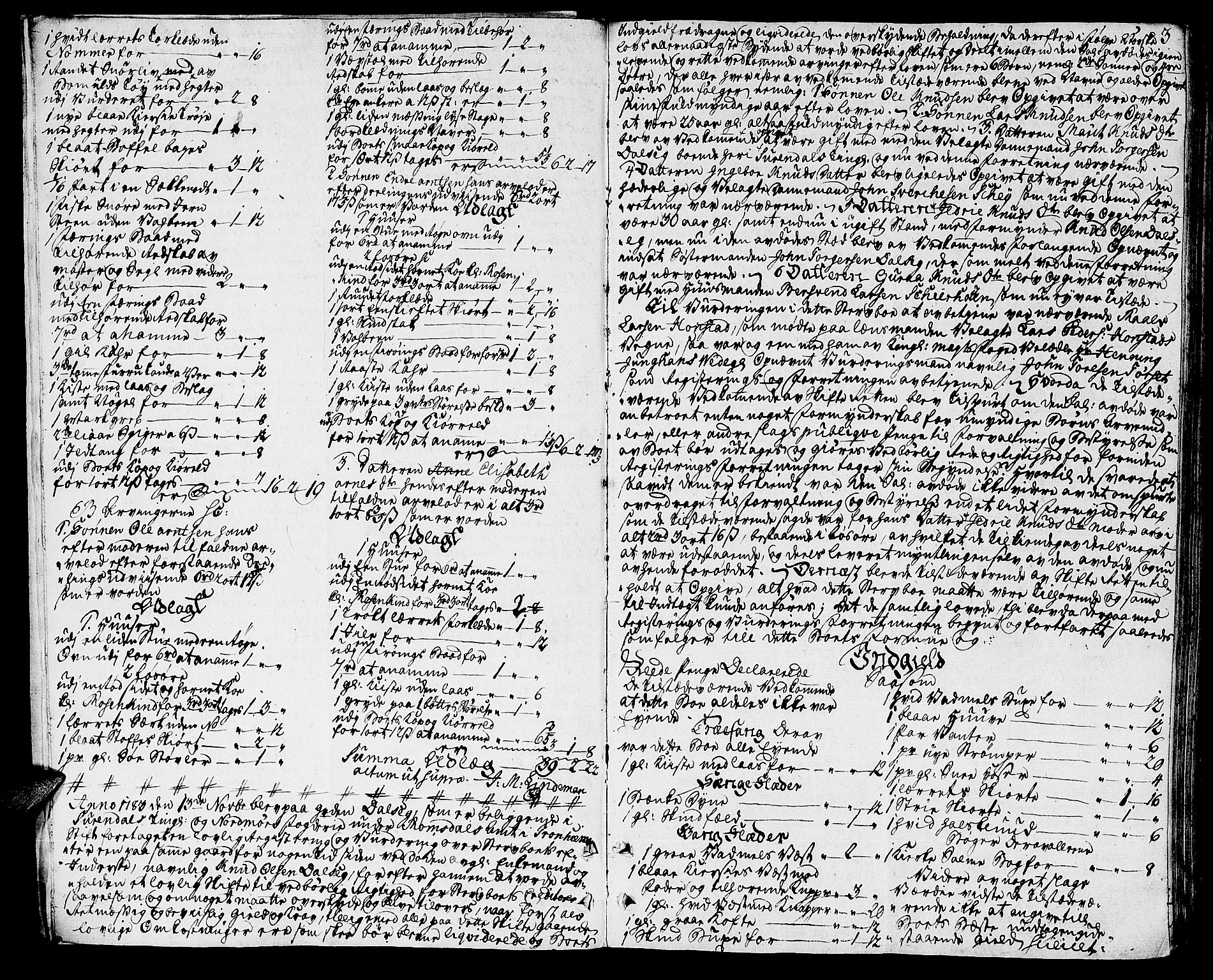 Nordmøre sorenskriveri, AV/SAT-A-4132/1/3/3A/L0019: Skifteprotokoll nr. 17, 1783-1787, s. 2b-3a