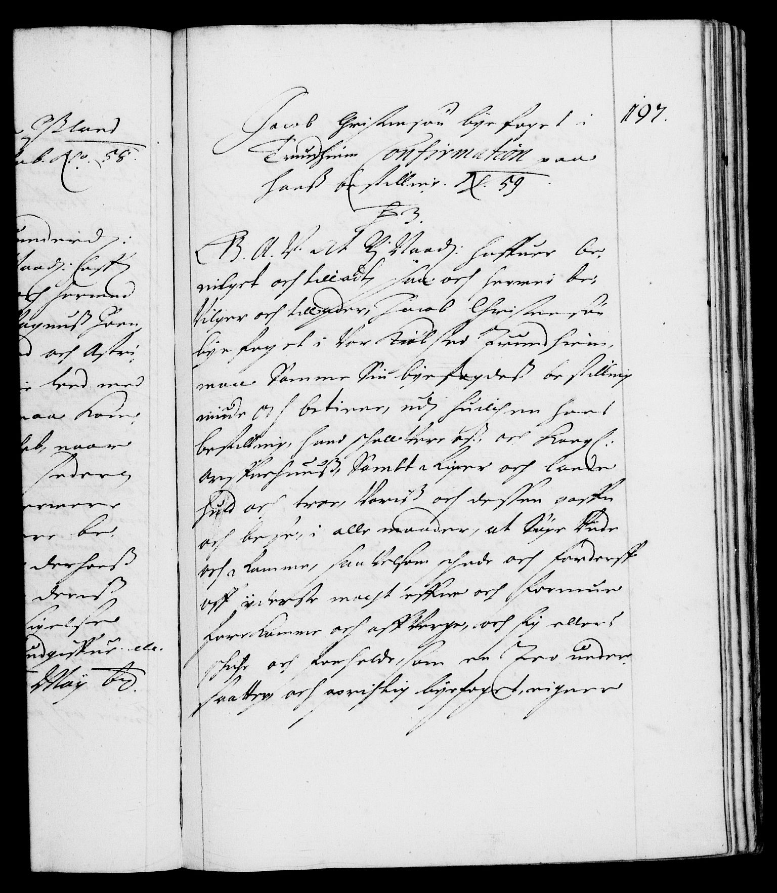 Danske Kanselli 1572-1799, AV/RA-EA-3023/F/Fc/Fca/Fcaa/L0010: Norske registre (mikrofilm), 1660-1670, s. 197a