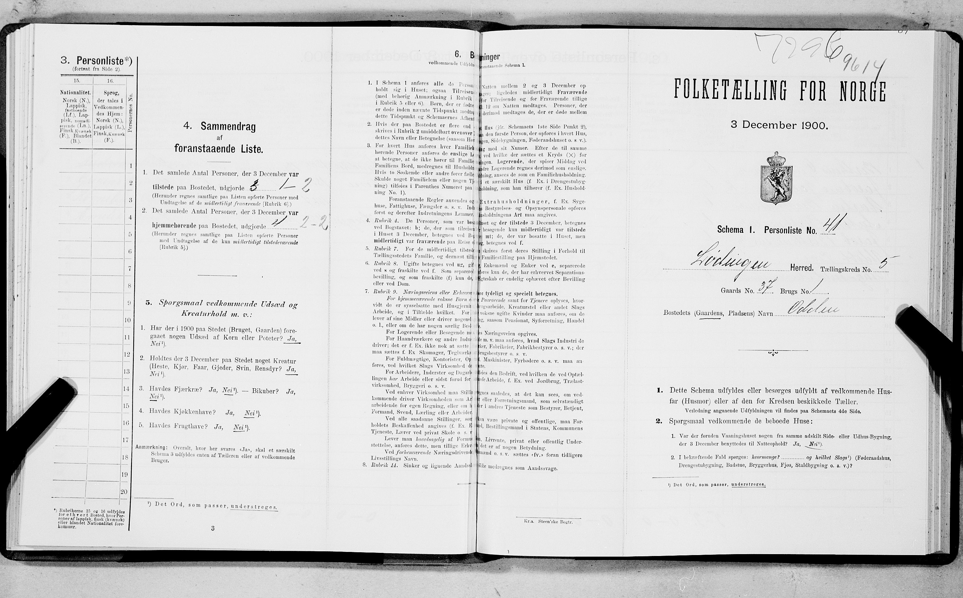 SAT, Folketelling 1900 for 1851 Lødingen herred, 1900, s. 559