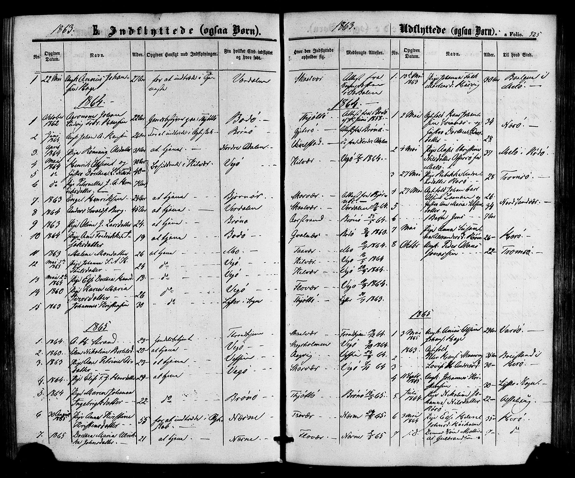 Ministerialprotokoller, klokkerbøker og fødselsregistre - Nordland, SAT/A-1459/817/L0262: Ministerialbok nr. 817A03/ 1, 1862-1877, s. 325