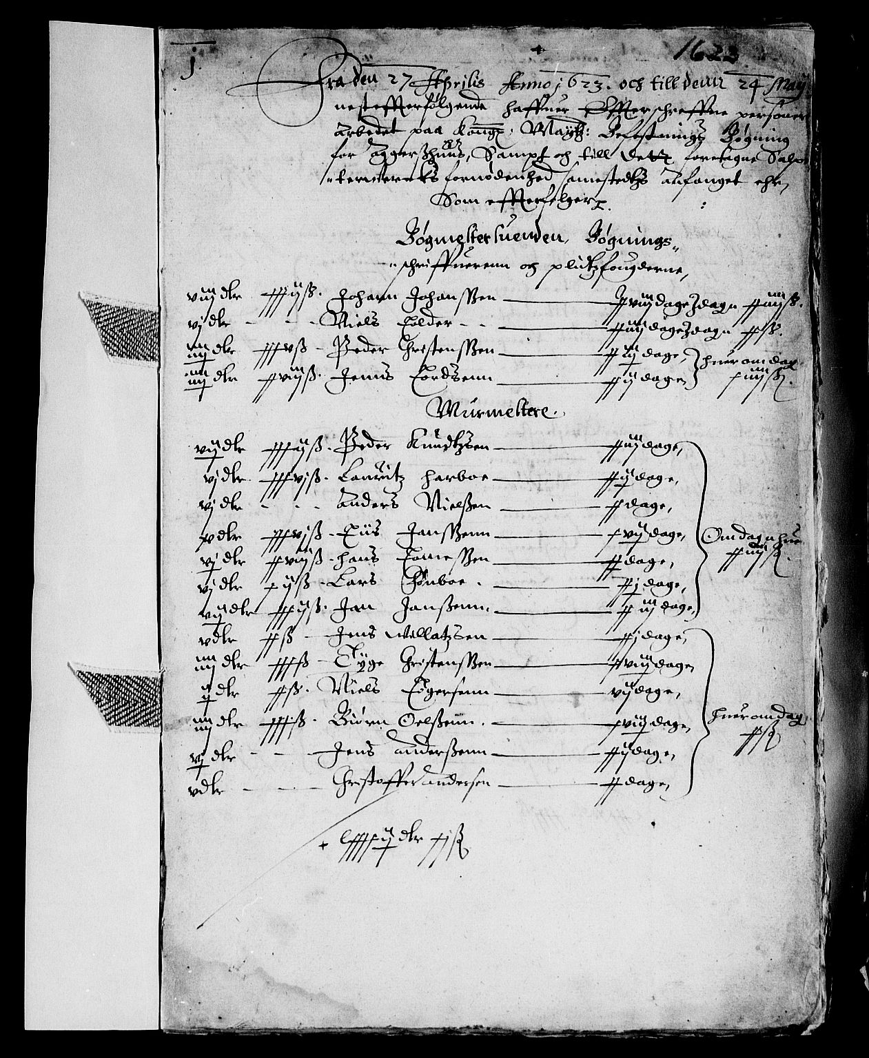 Rentekammeret inntil 1814, Reviderte regnskaper, Lensregnskaper, RA/EA-5023/R/Rb/Rba/L0068: Akershus len, 1623-1625