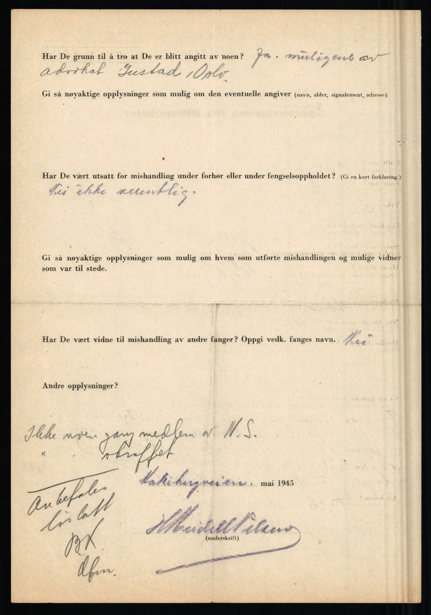 Rikspolitisjefen, AV/RA-S-1560/L/L0012: Mogensen, Øivind - Noraas, Lars, 1940-1945, s. 647