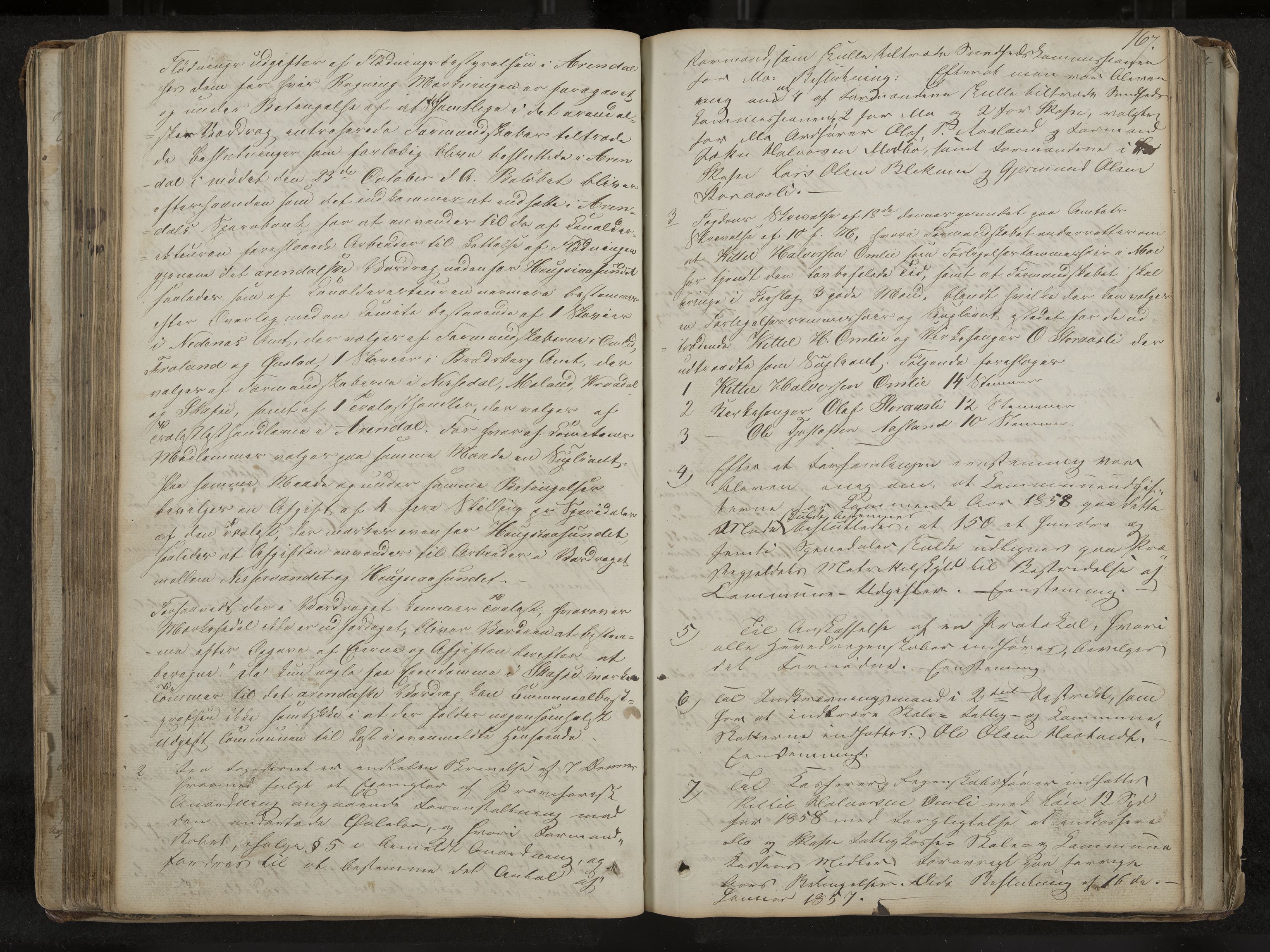 Mo formannskap og sentraladministrasjon, IKAK/0832021/A/L0001: Møtebok Mo og Skafså, 1837-1882, s. 167