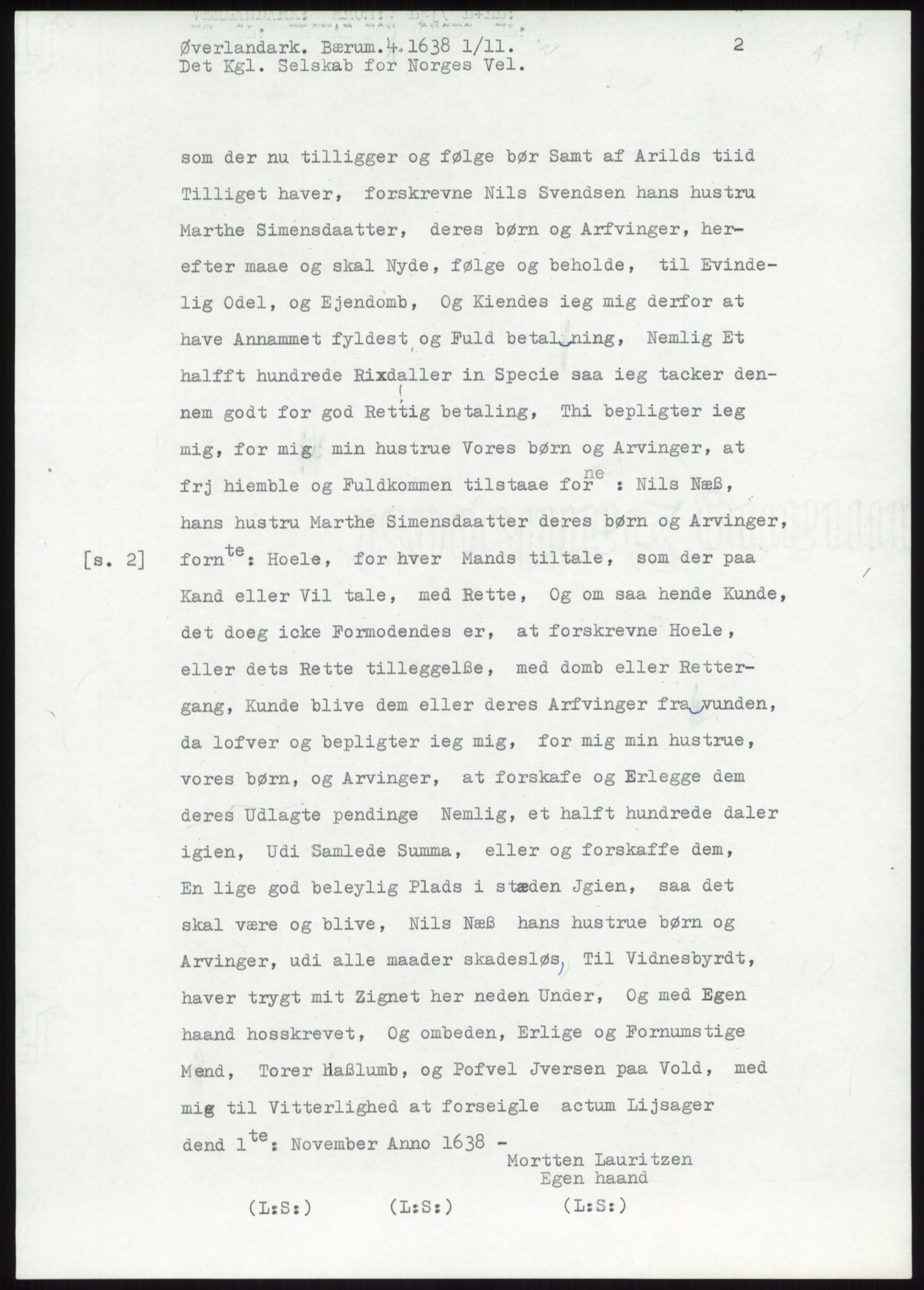 Samlinger til kildeutgivelse, Diplomavskriftsamlingen, RA/EA-4053/H/Ha, s. 1244