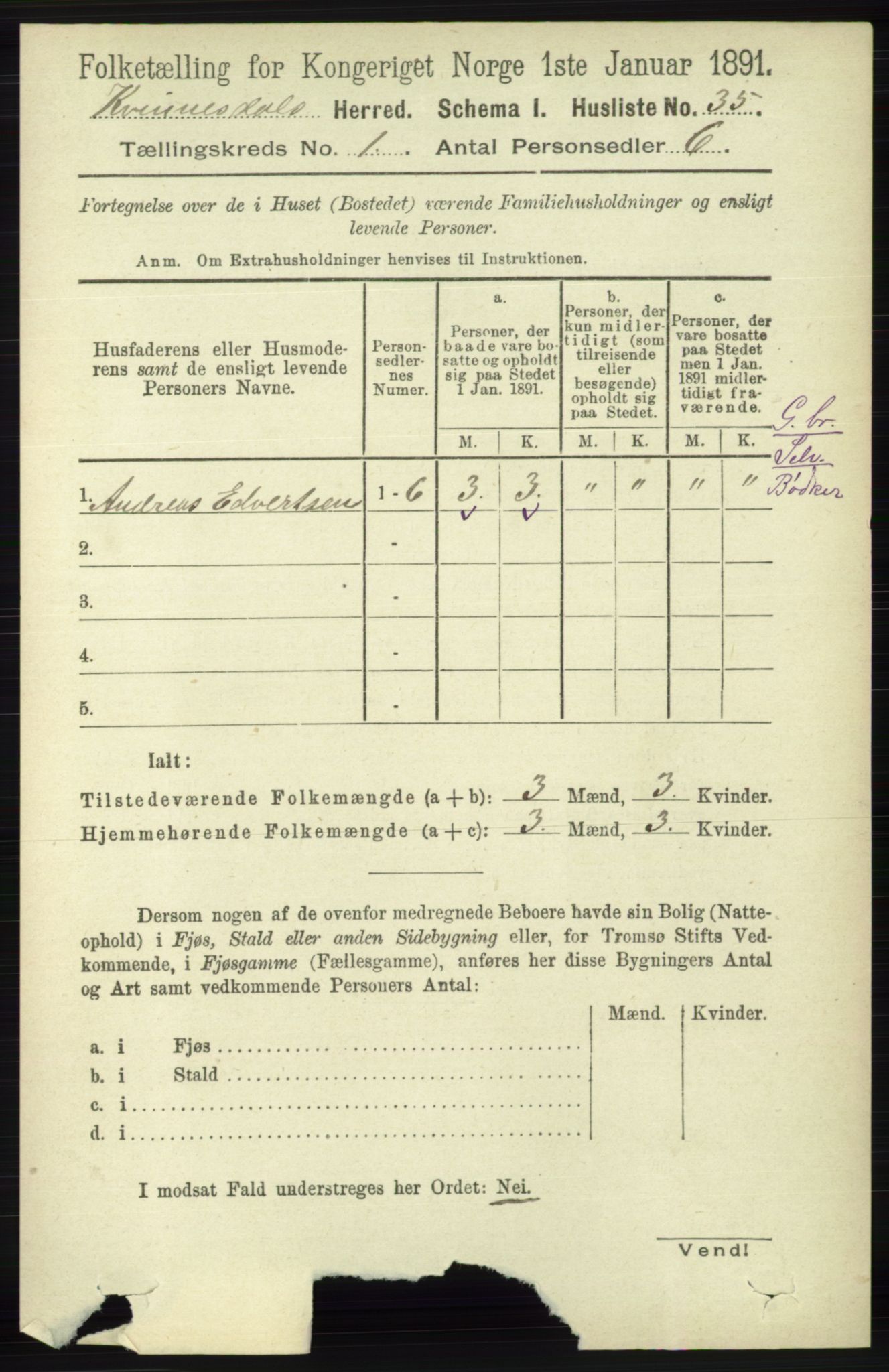 RA, Folketelling 1891 for 1037 Kvinesdal herred, 1891, s. 70