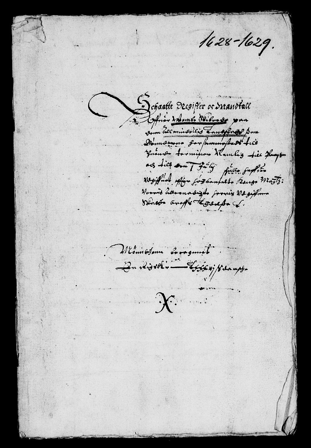 Rentekammeret inntil 1814, Reviderte regnskaper, Lensregnskaper, AV/RA-EA-5023/R/Rb/Rba/L0090: Akershus len, 1628-1629
