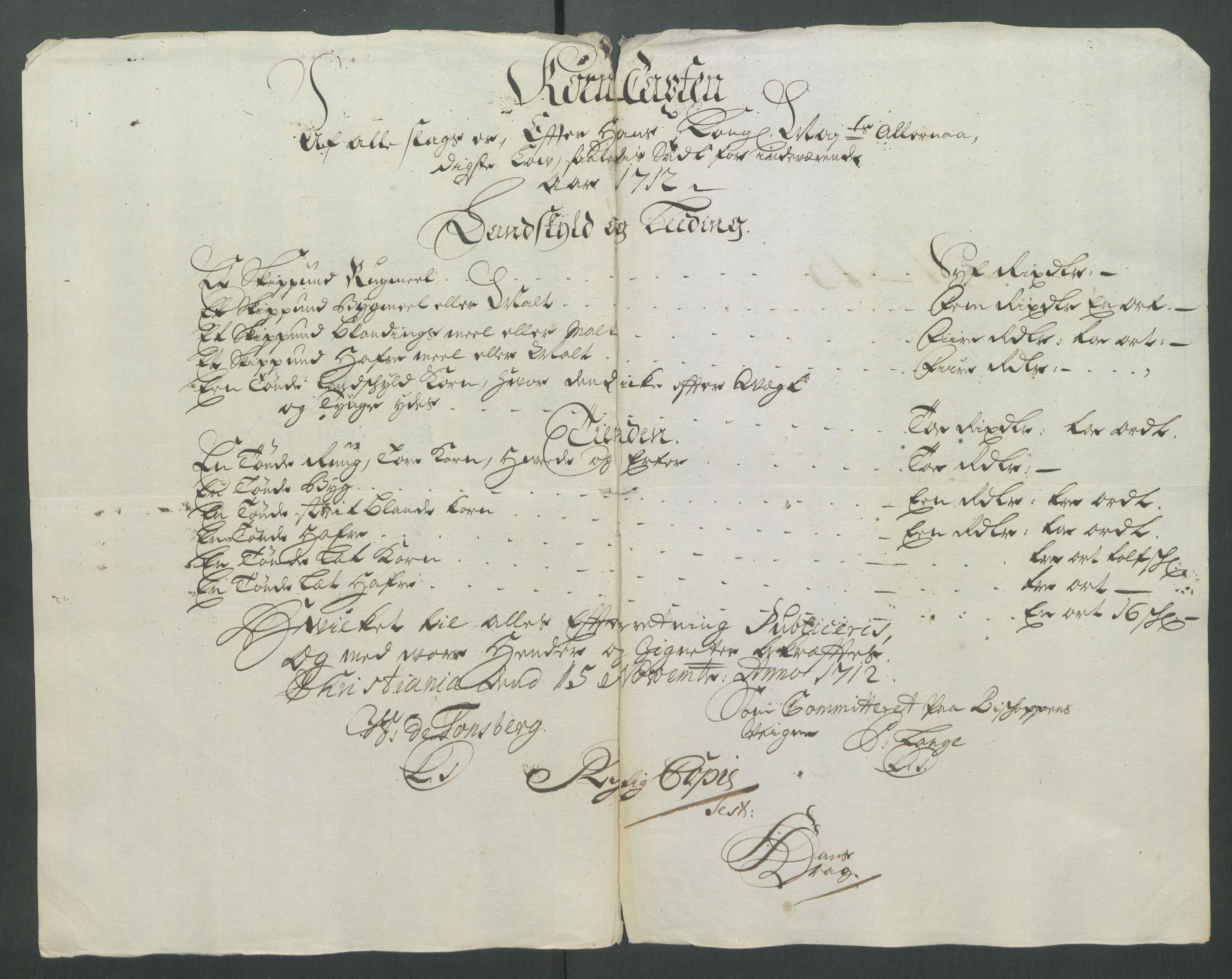 Rentekammeret inntil 1814, Reviderte regnskaper, Fogderegnskap, AV/RA-EA-4092/R36/L2123: Fogderegnskap Øvre og Nedre Telemark og Bamble, 1712, s. 144