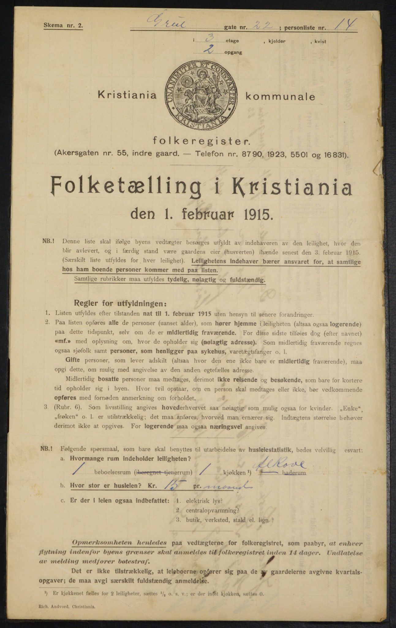 OBA, Kommunal folketelling 1.2.1915 for Kristiania, 1915, s. 30241