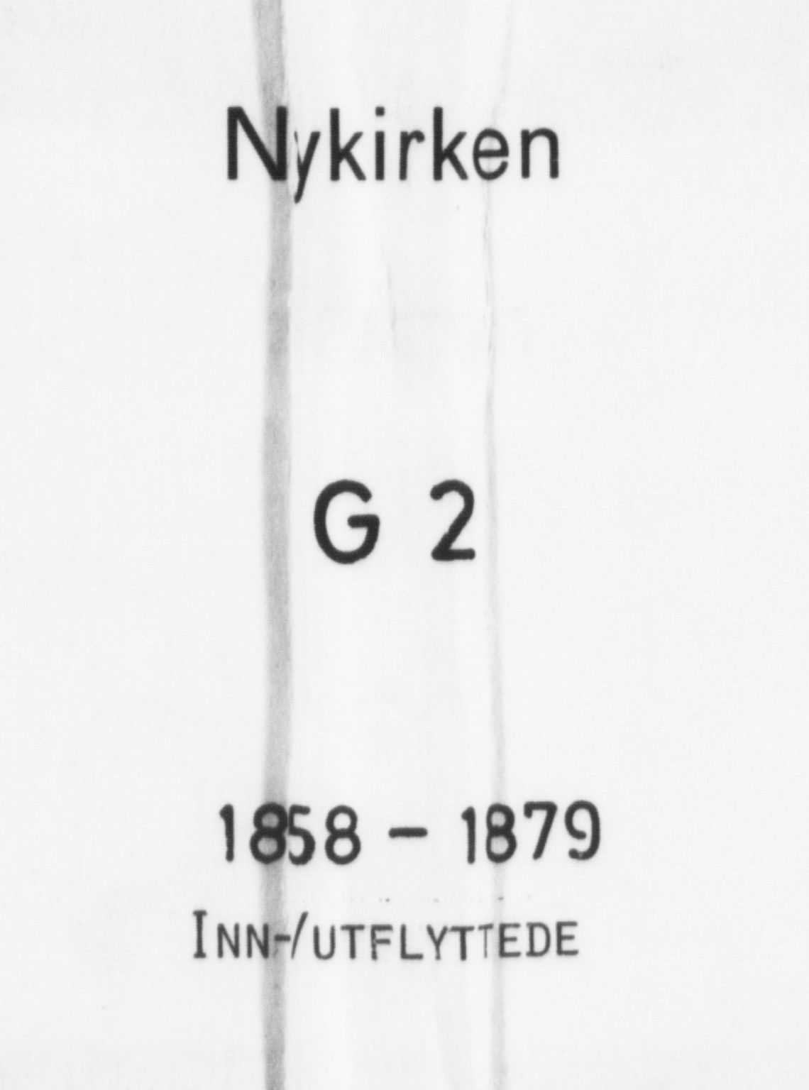 Nykirken Sokneprestembete, AV/SAB-A-77101/H/Haa/L0050: Ministerialbok nr. G 2, 1858-1879