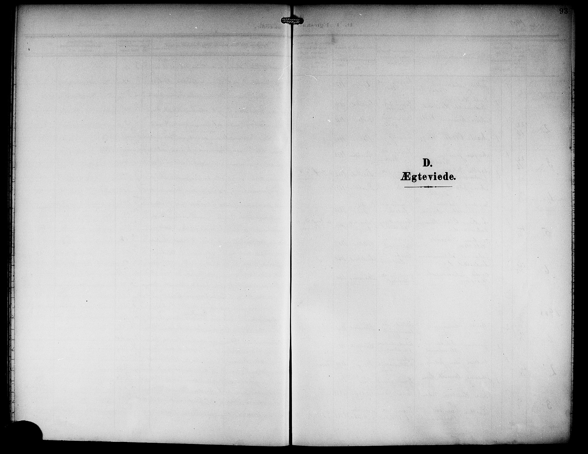 Haus sokneprestembete, SAB/A-75601/H/Hab: Klokkerbok nr. C 4, 1907-1922, s. 93