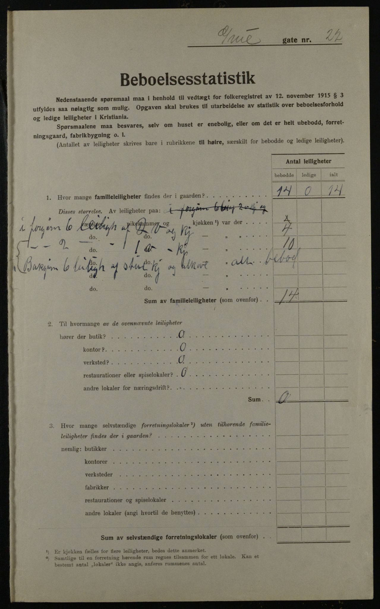 OBA, Kommunal folketelling 1.12.1923 for Kristiania, 1923, s. 34490