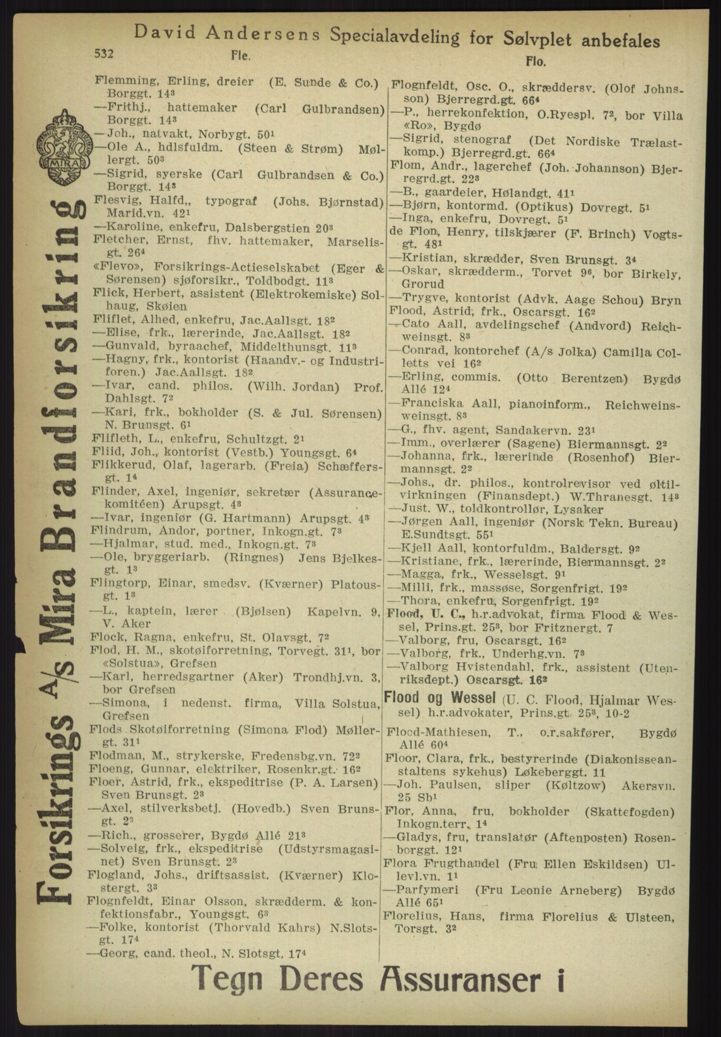 Kristiania/Oslo adressebok, PUBL/-, 1918, s. 557