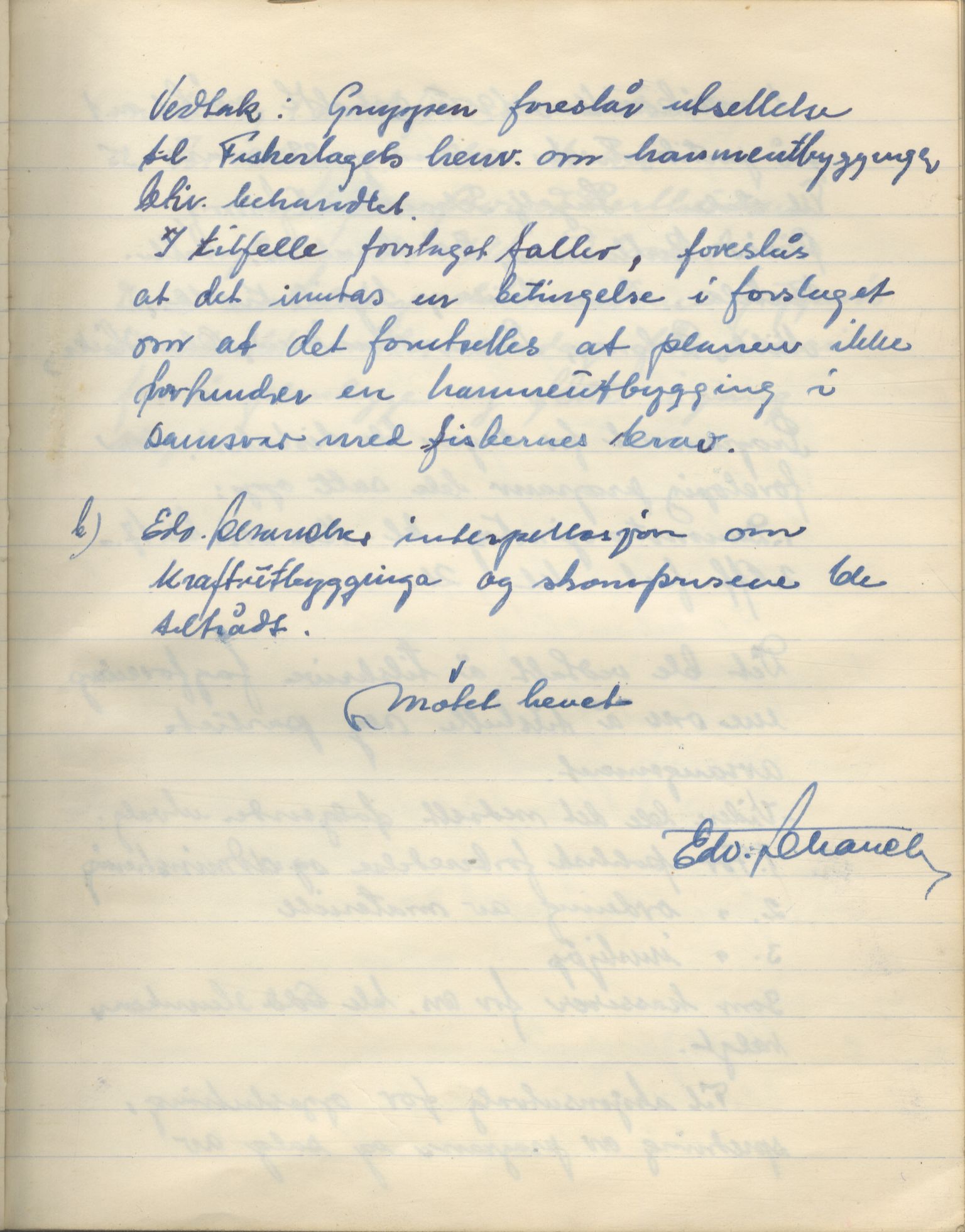 Vadsø kommunistiske parti, FMFB/A-1070/A/Aa/L0002: Styreprotokoll, 1954-1960