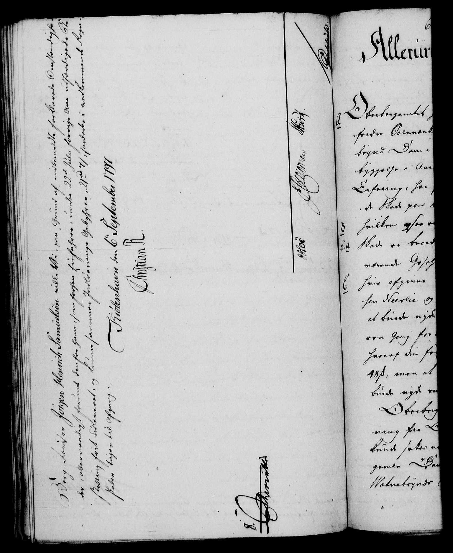 Rentekammeret, Renteskriverkontorene, AV/RA-EA-3115/M/Mf/Mfb/L0003: Relasjons- og resolusjonsprotokoll med register (merket RK 54.9), 1796-1798