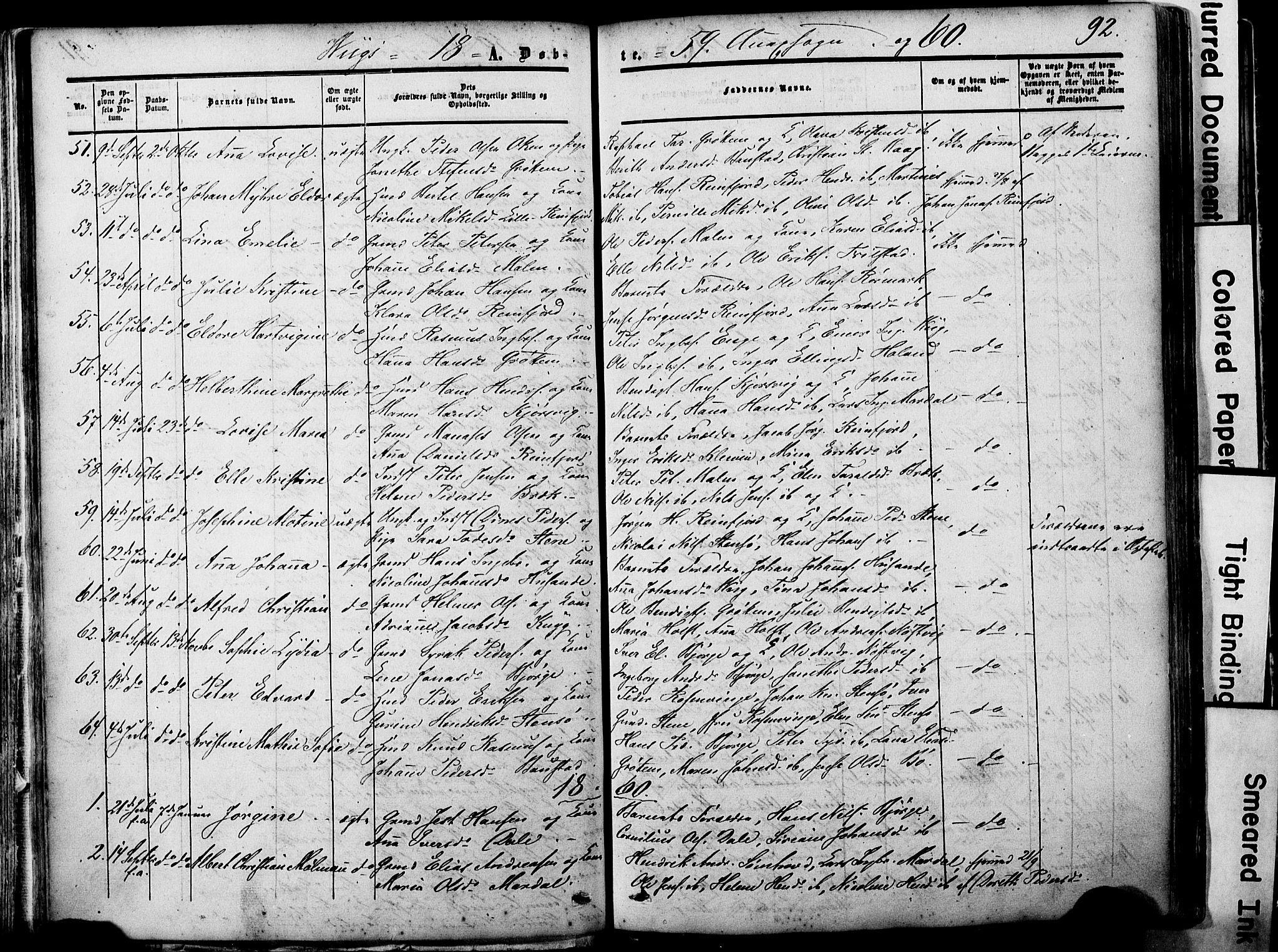 Ministerialprotokoller, klokkerbøker og fødselsregistre - Nordland, AV/SAT-A-1459/812/L0176: Ministerialbok nr. 812A05, 1834-1874, s. 92