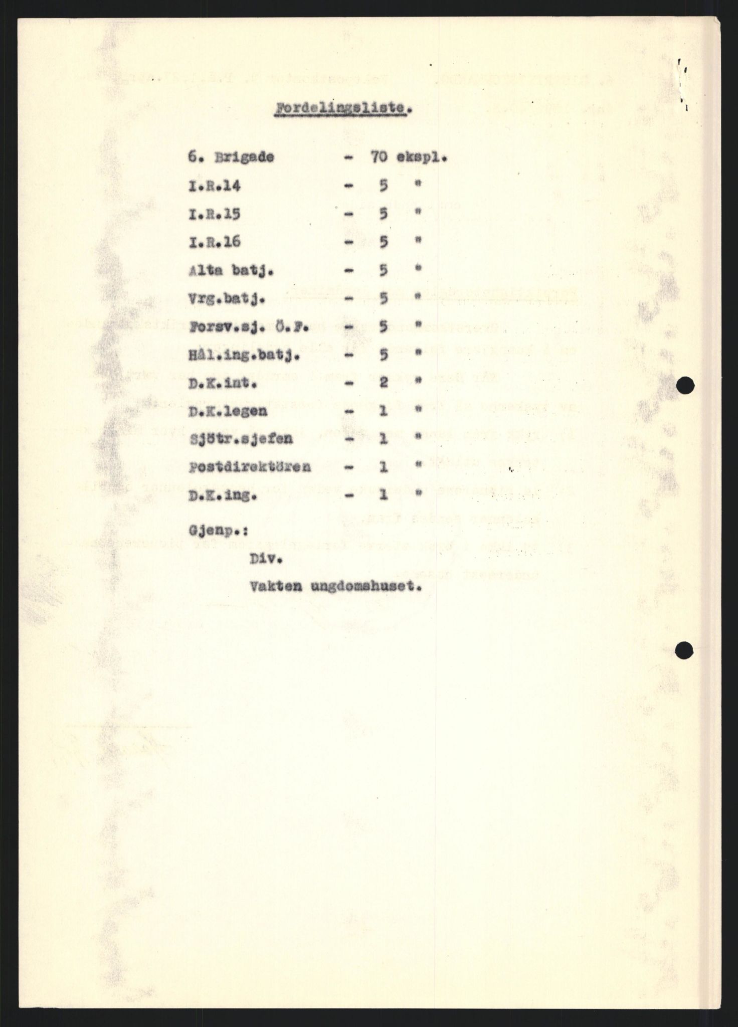 Forsvaret, Forsvarets krigshistoriske avdeling, RA/RAFA-2017/Y/Yb/L0122: II-C-11-600  -  6. Divisjon med avdelinger, 1940, s. 326