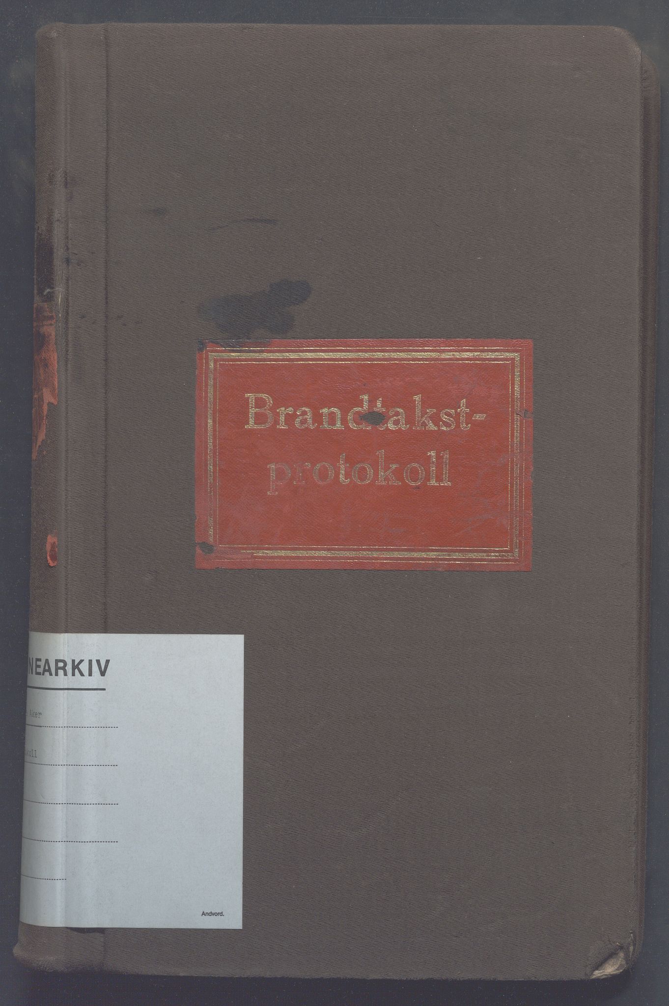 Lensmennene i Aker, OBA/A-10133/F/Fc/L0024: Branntakstprotokoll, 1928-1930