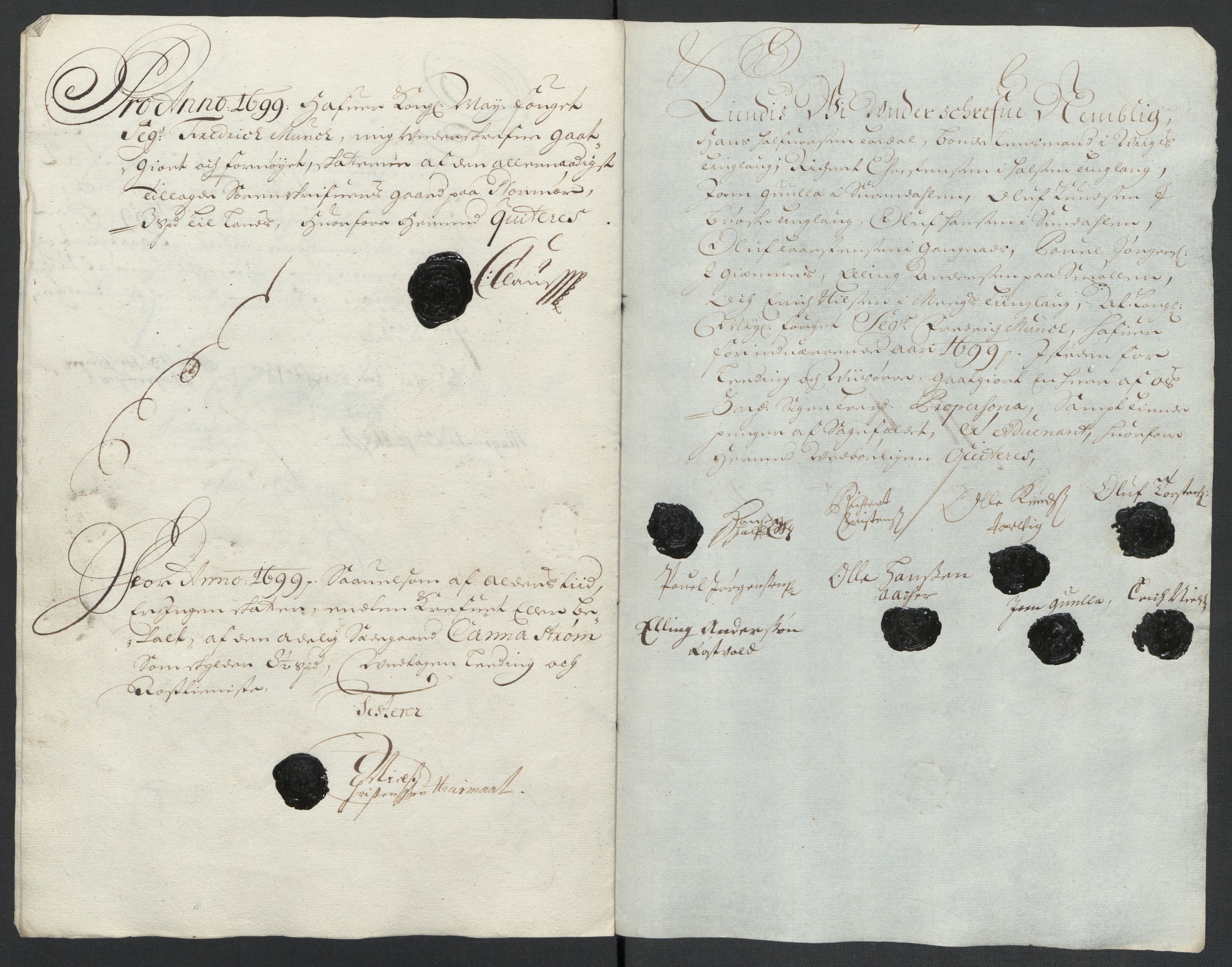 Rentekammeret inntil 1814, Reviderte regnskaper, Fogderegnskap, AV/RA-EA-4092/R56/L3738: Fogderegnskap Nordmøre, 1699, s. 114