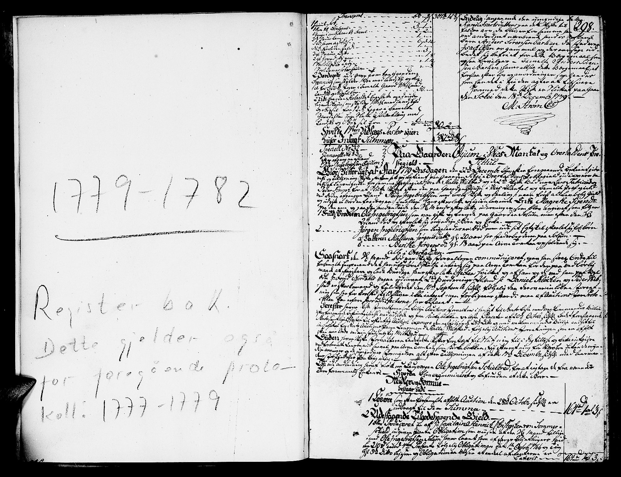 Namdal sorenskriveri, AV/SAT-A-4133/1/3/3A/L0014: Skifteprotokoll nr. 13b, 1779-1782, s. 297b-298a