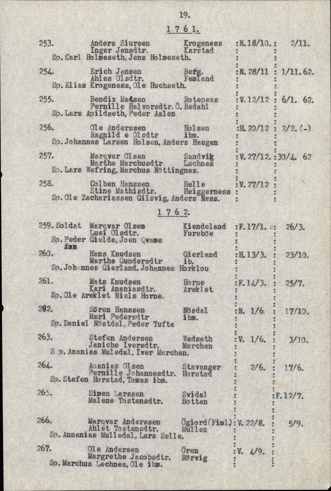 Samling av fulltekstavskrifter, SAB/FULLTEKST/B/14/0007: Førde sokneprestembete, ministerialbok nr. A 3, 1749-1764, s. 20