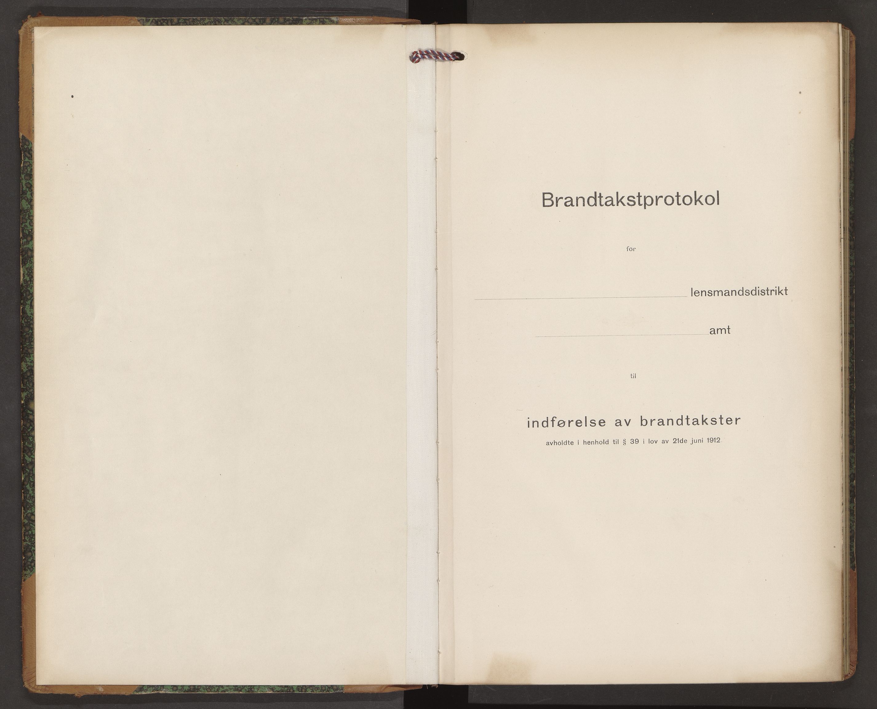 Norges Brannkasse Bindal, SAT/A-5559/Fb/L0003: Branntakstprotokoll, 1917-1922