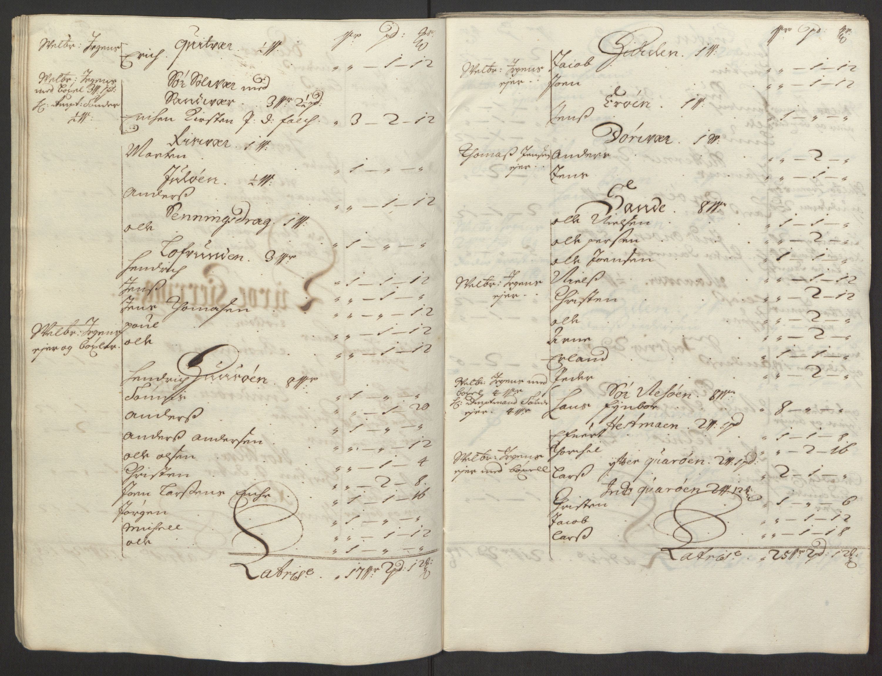 Rentekammeret inntil 1814, Reviderte regnskaper, Fogderegnskap, AV/RA-EA-4092/R65/L4505: Fogderegnskap Helgeland, 1693-1696, s. 172