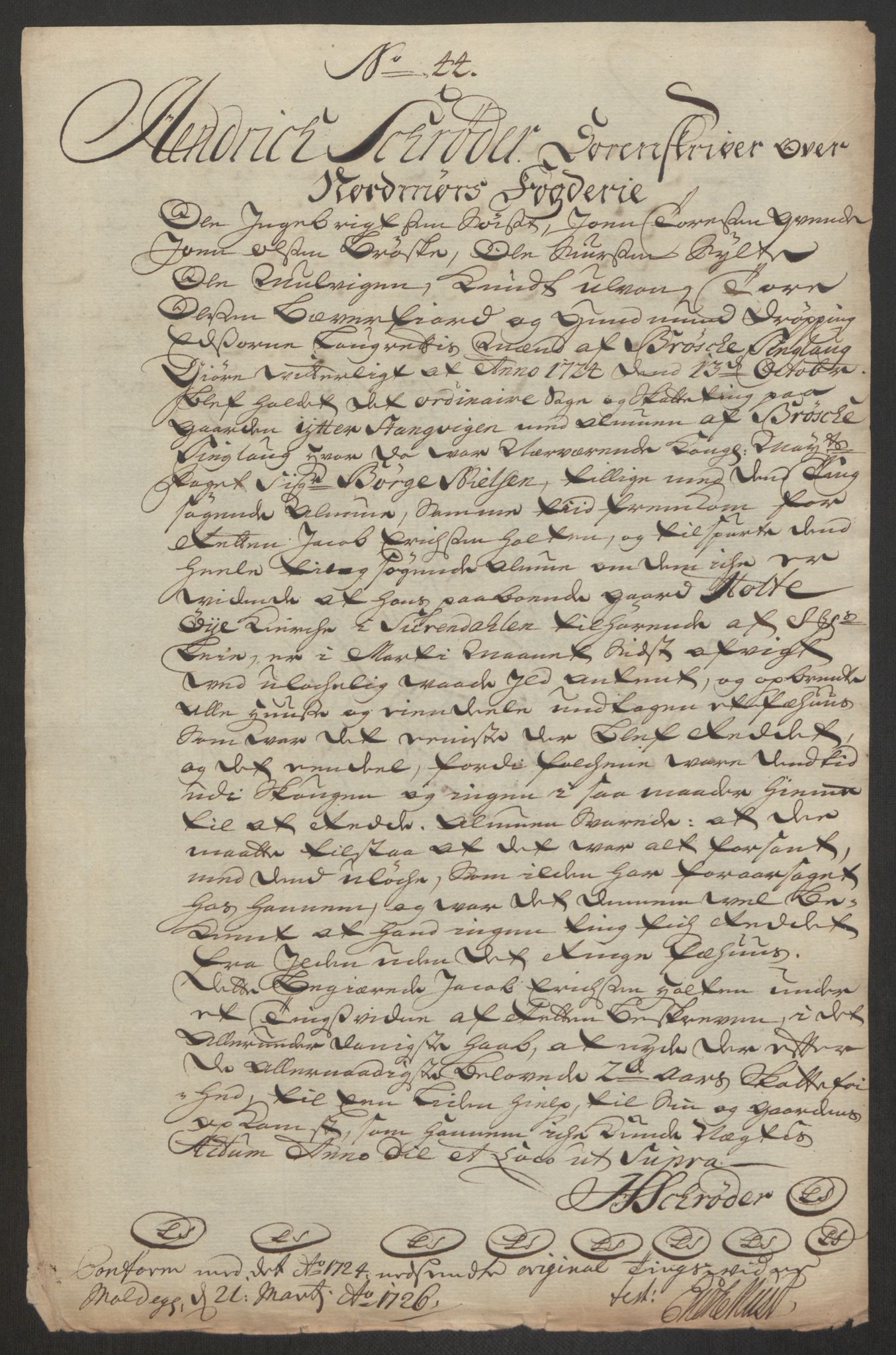 Rentekammeret inntil 1814, Reviderte regnskaper, Fogderegnskap, AV/RA-EA-4092/R56/L3758: Fogderegnskap Nordmøre, 1725, s. 284