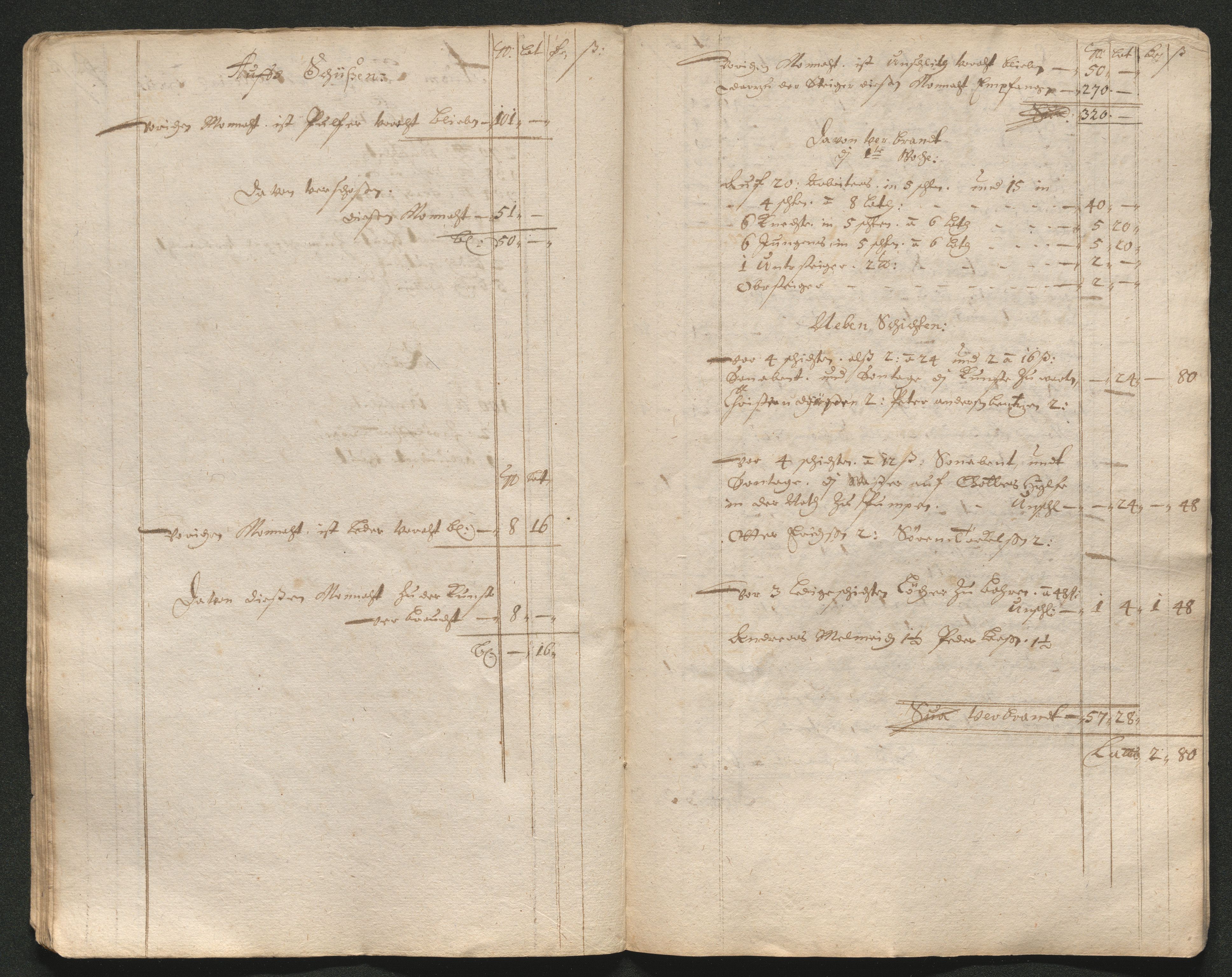 Kongsberg Sølvverk 1623-1816, AV/SAKO-EA-3135/001/D/Dc/Dcd/L0065: Utgiftsregnskap for gruver m.m. , 1687, s. 310