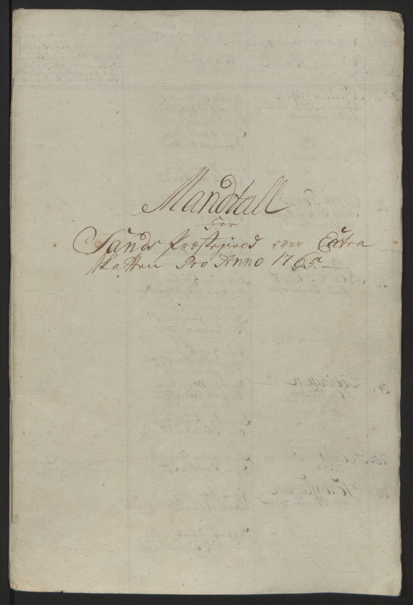 Rentekammeret inntil 1814, Reviderte regnskaper, Fogderegnskap, AV/RA-EA-4092/R68/L4845: Ekstraskatten Senja og Troms, 1762-1765, s. 497