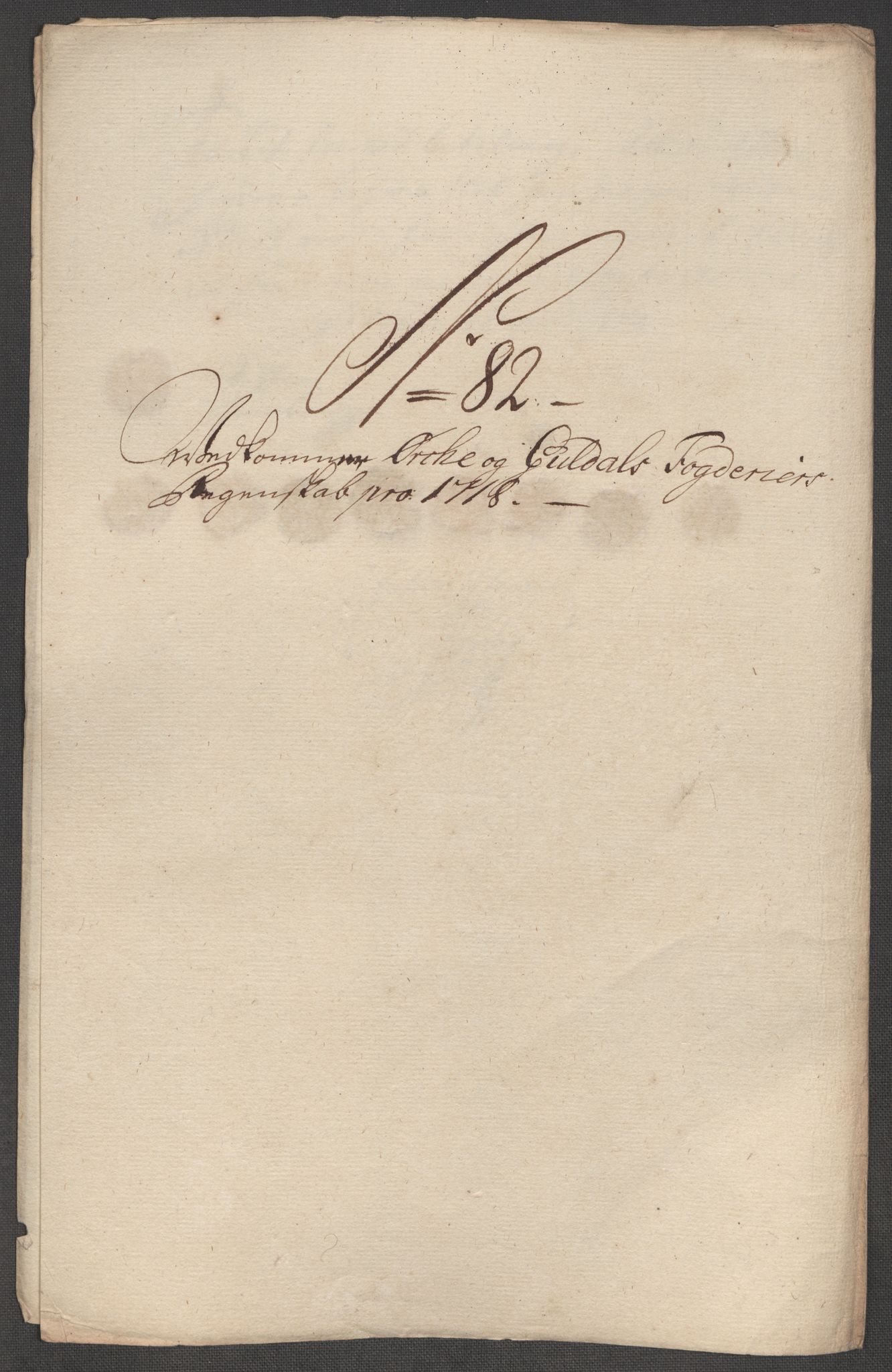 Rentekammeret inntil 1814, Reviderte regnskaper, Fogderegnskap, AV/RA-EA-4092/R60/L3972: Fogderegnskap Orkdal og Gauldal, 1718, s. 178