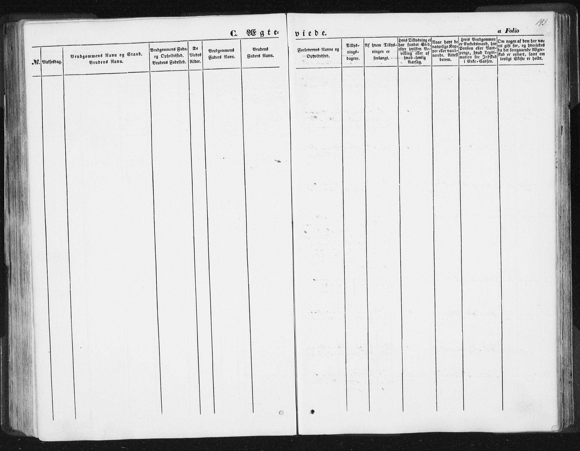 Ministerialprotokoller, klokkerbøker og fødselsregistre - Nord-Trøndelag, AV/SAT-A-1458/746/L0446: Ministerialbok nr. 746A05, 1846-1859, s. 193