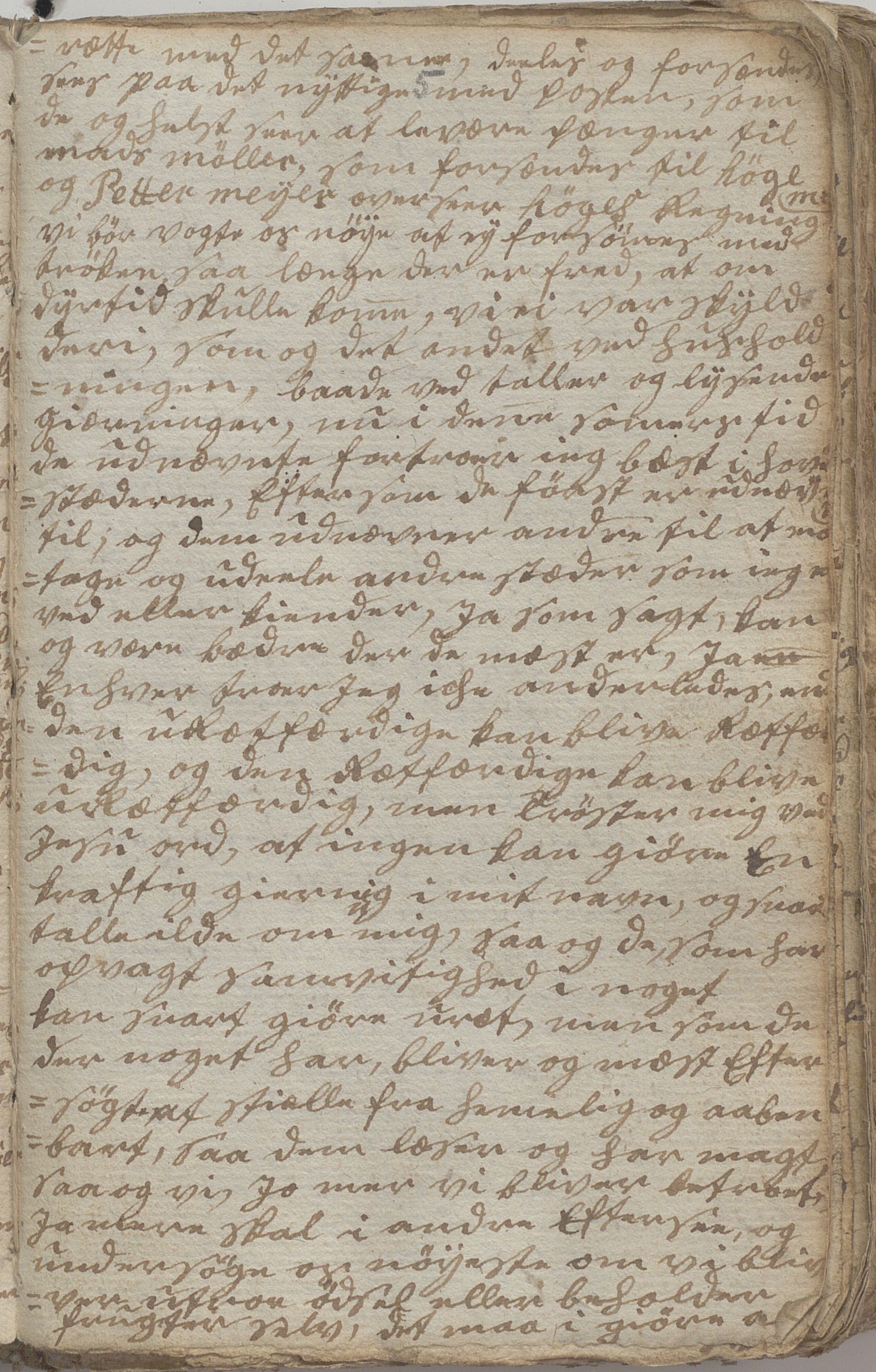 Heggtveitsamlingen, TMF/A-1007/H/L0046/0007: Brev, kopibøker, prekener, manus etc.  / "Fossem" - Kopibok. Sanger og brev, 1800-1802, s. 5