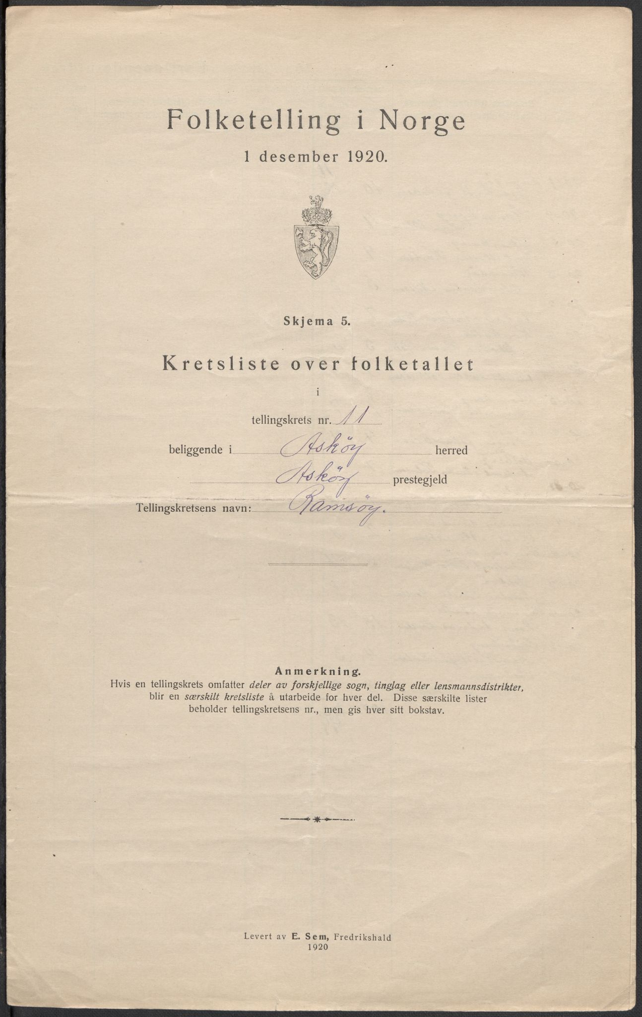 SAB, Folketelling 1920 for 1247 Askøy herred, 1920, s. 45
