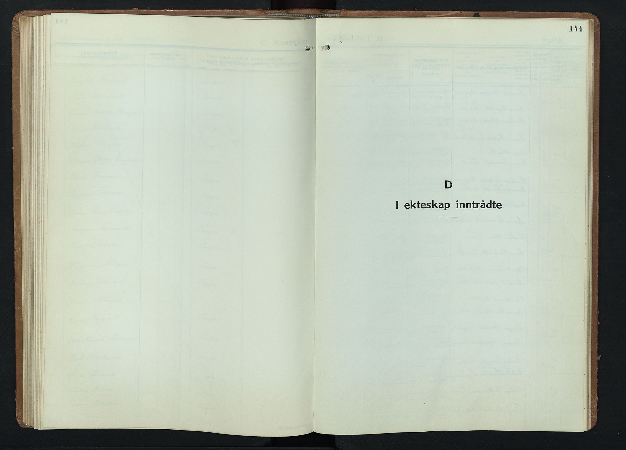 Nordre Land prestekontor, SAH/PREST-124/H/Ha/Hab/L0004: Klokkerbok nr. 4, 1935-1954, s. 144