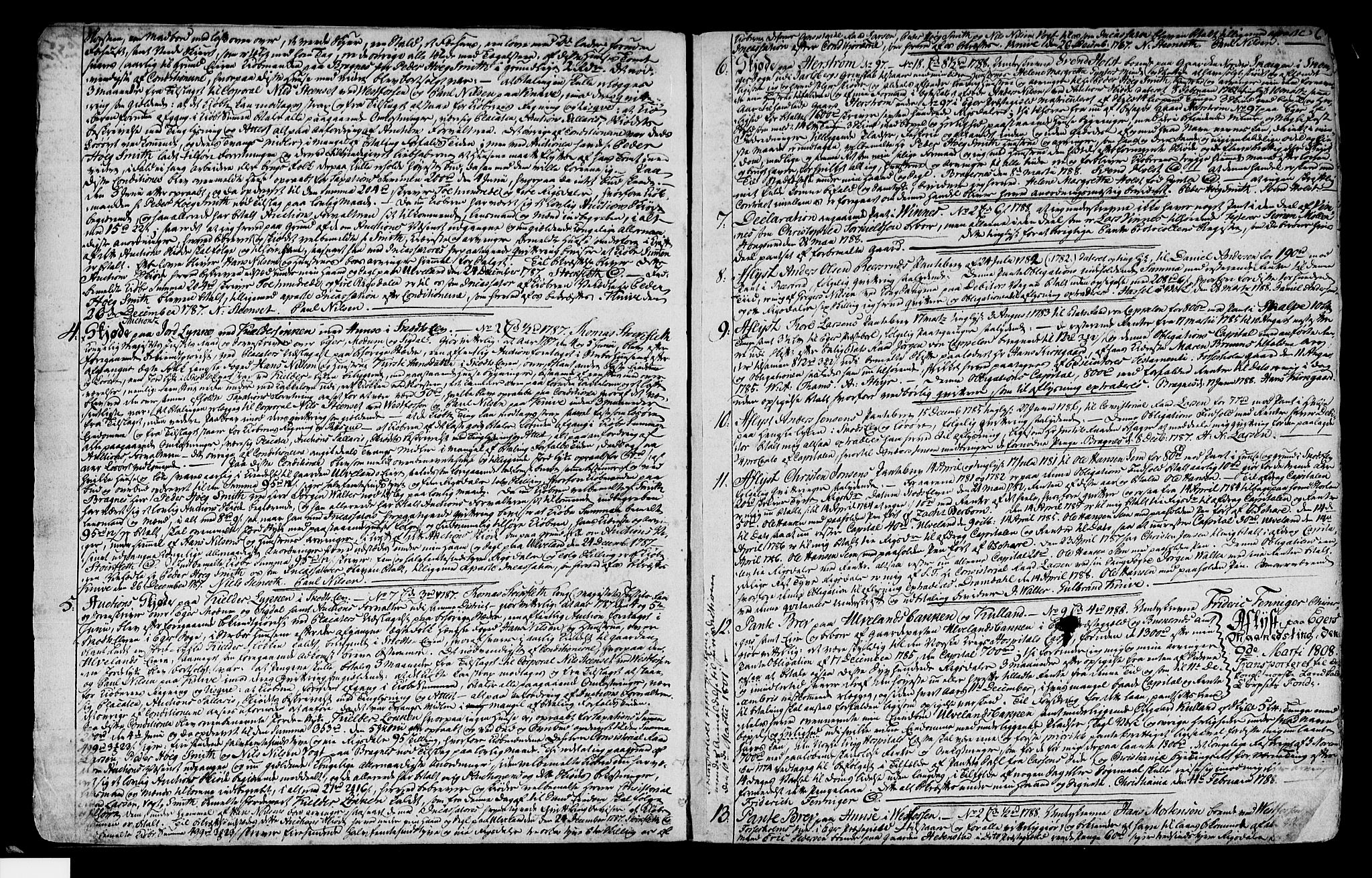 Eiker, Modum og Sigdal sorenskriveri, SAKO/A-123/G/Ga/Gaa/L0005: Pantebok nr. I 5, 1788-1800, s. 6