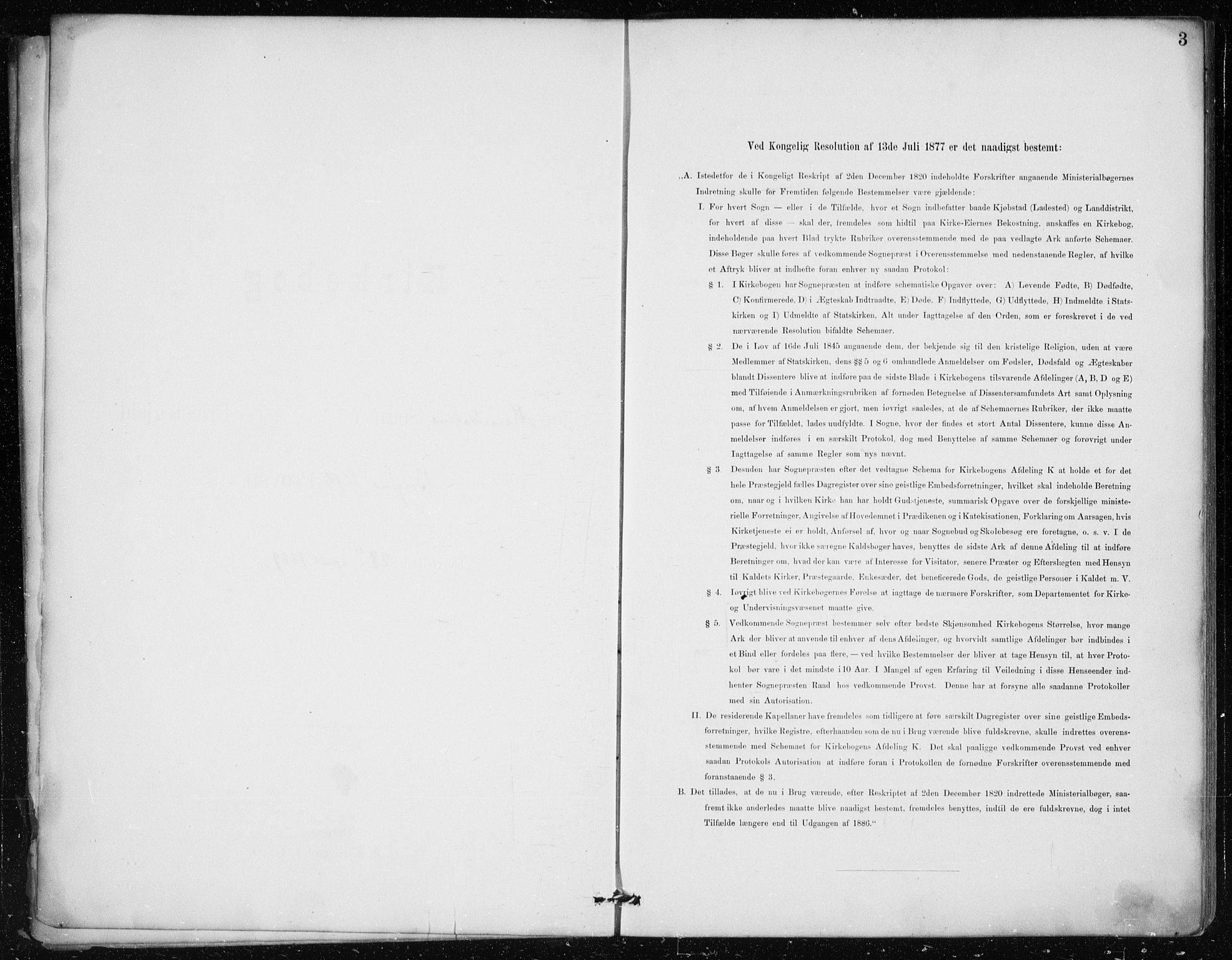 Mariakirken Sokneprestembete, SAB/A-76901/H/Haa/L0013: Ministerialbok nr. C 1, 1889-1900, s. 3