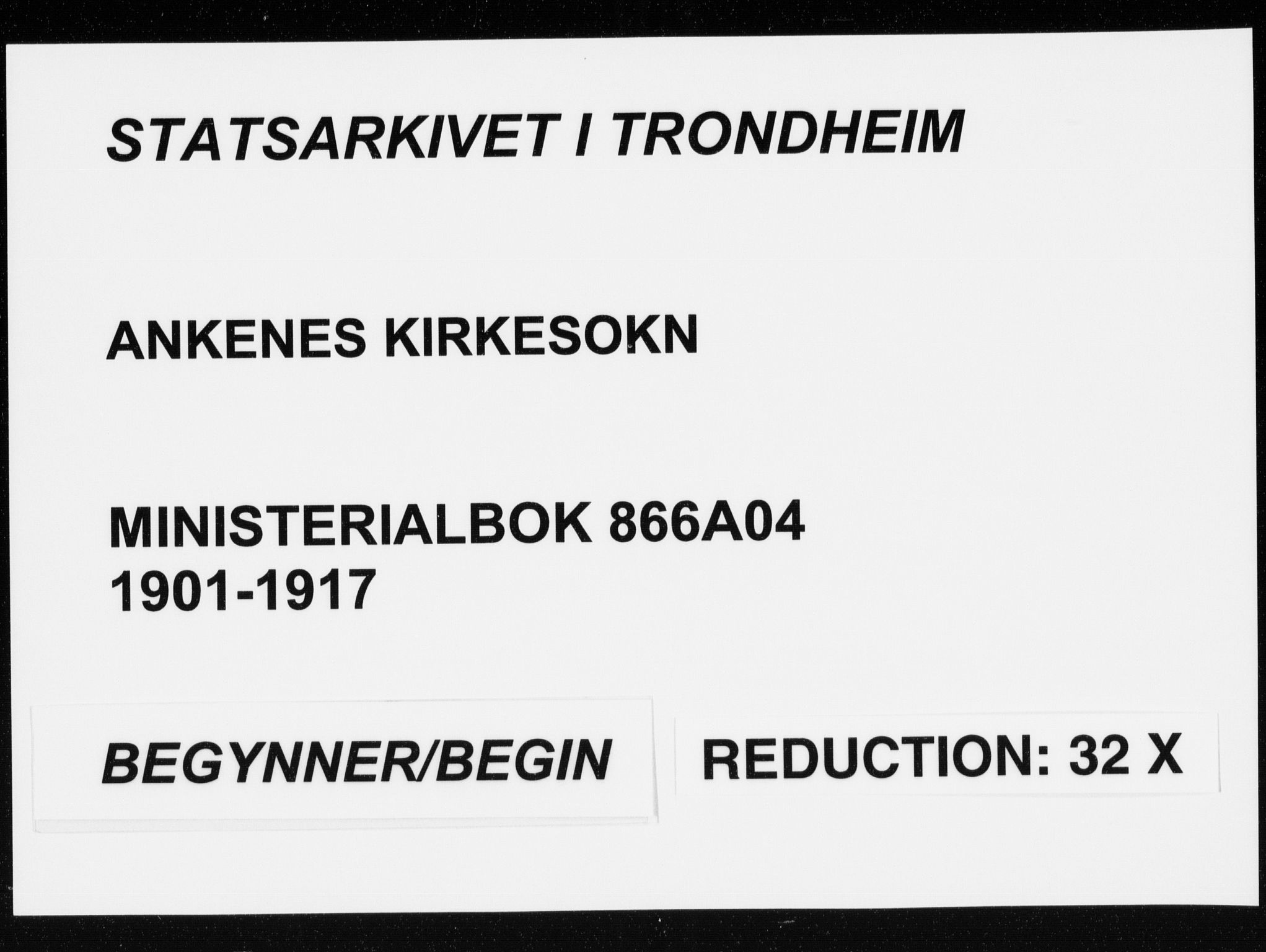 Ministerialprotokoller, klokkerbøker og fødselsregistre - Nordland, SAT/A-1459/866/L0941: Ministerialbok nr. 866A04, 1901-1917