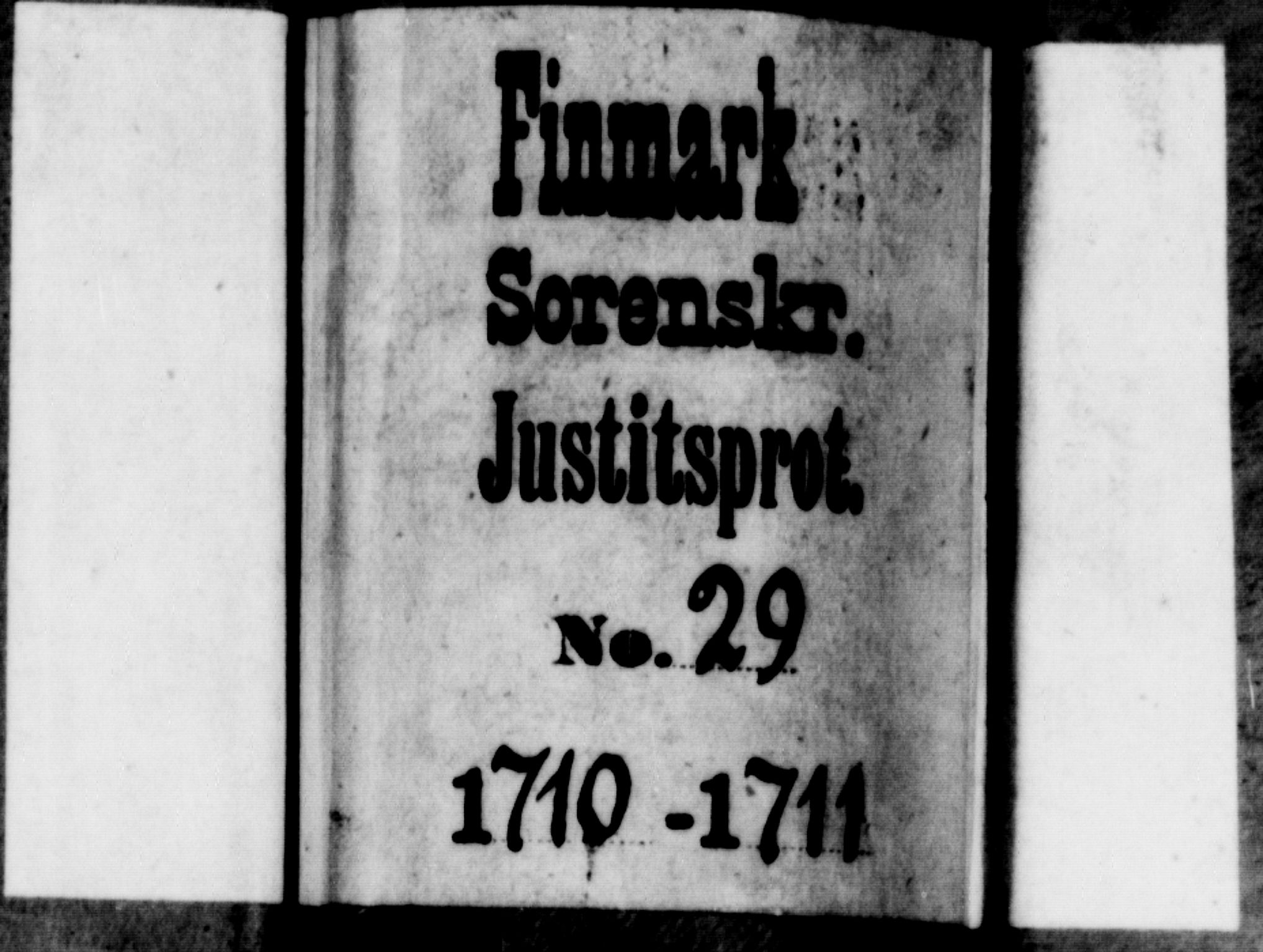 Finnmark sorenskriveri, SATØ/S-0053/F/Fa/L0033: Justisprotokoller, 1710-1711