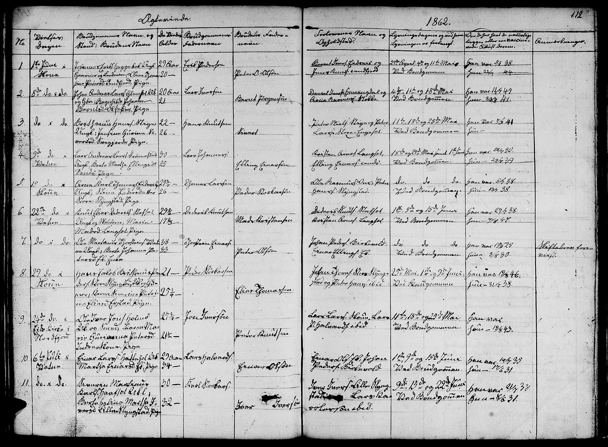 Ministerialprotokoller, klokkerbøker og fødselsregistre - Møre og Romsdal, SAT/A-1454/524/L0363: Klokkerbok nr. 524C04, 1855-1864, s. 112