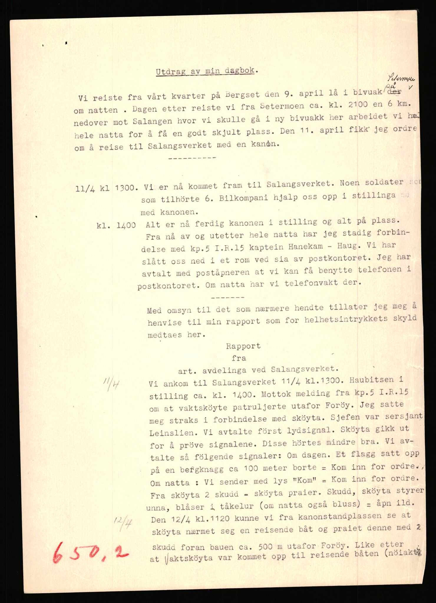 Forsvaret, Forsvarets krigshistoriske avdeling, AV/RA-RAFA-2017/Y/Yb/L0153: II-C-11-650  -  6. Divisjon: Bergartilleribataljon 3, 1940, s. 946