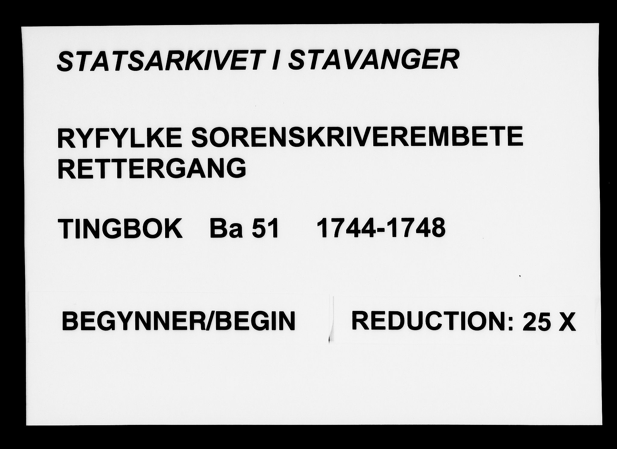 Ryfylke tingrett, AV/SAST-A-100055/001/I/IB/IBBa/L0051: Tingbok, Karmsund og Hesby, 1744-1748