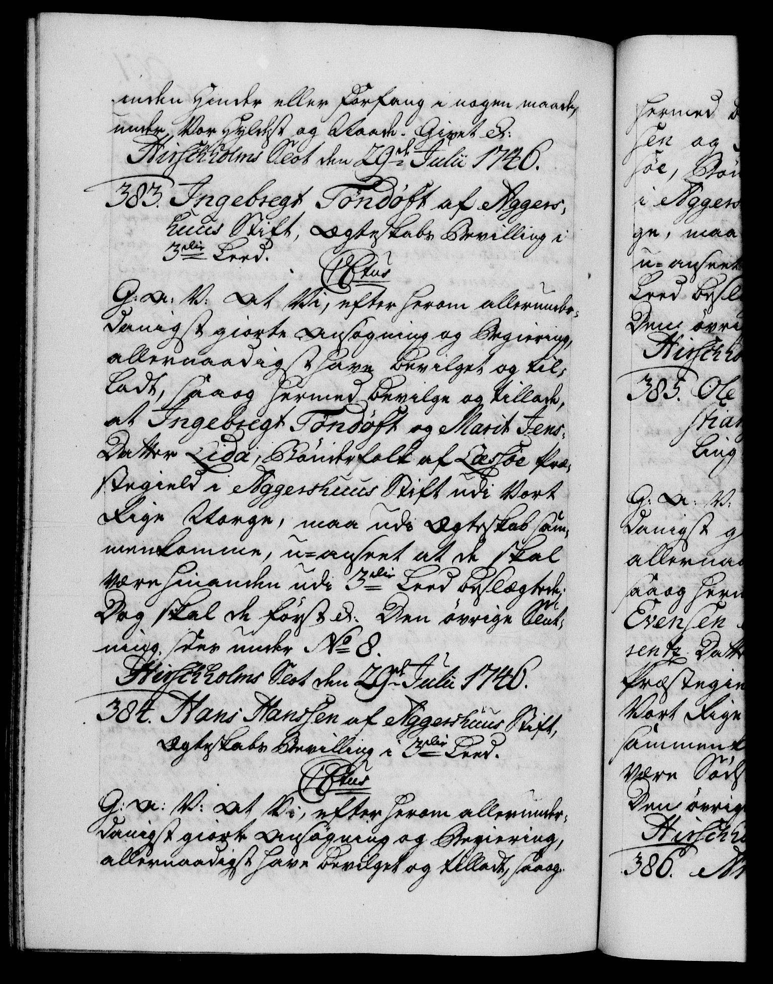 Danske Kanselli 1572-1799, RA/EA-3023/F/Fc/Fca/Fcaa/L0034: Norske registre, 1745-1746, s. 601b