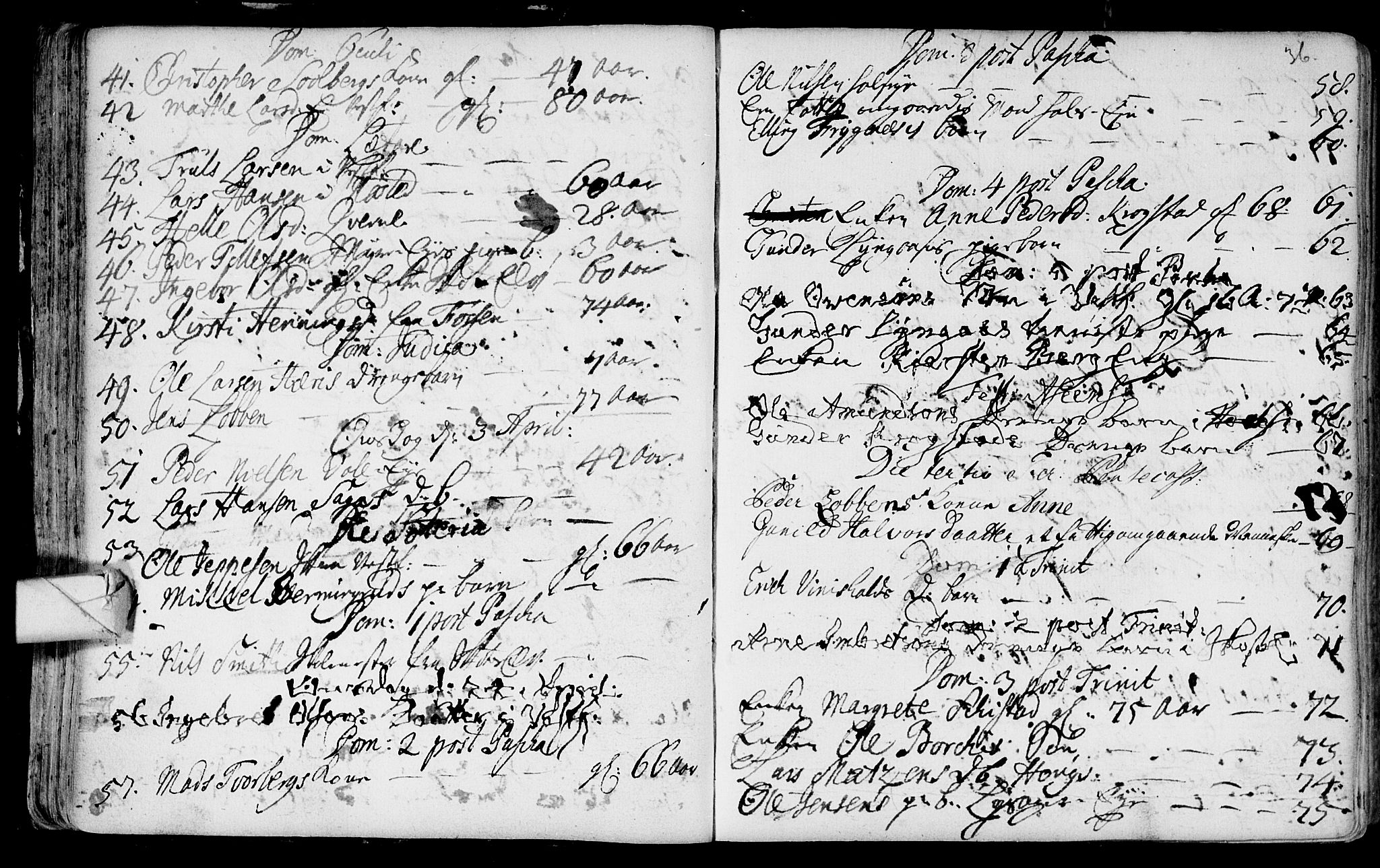 Eiker kirkebøker, AV/SAKO-A-4/F/Fa/L0007: Ministerialbok nr. I 7 /1, 1733-1808, s. 36