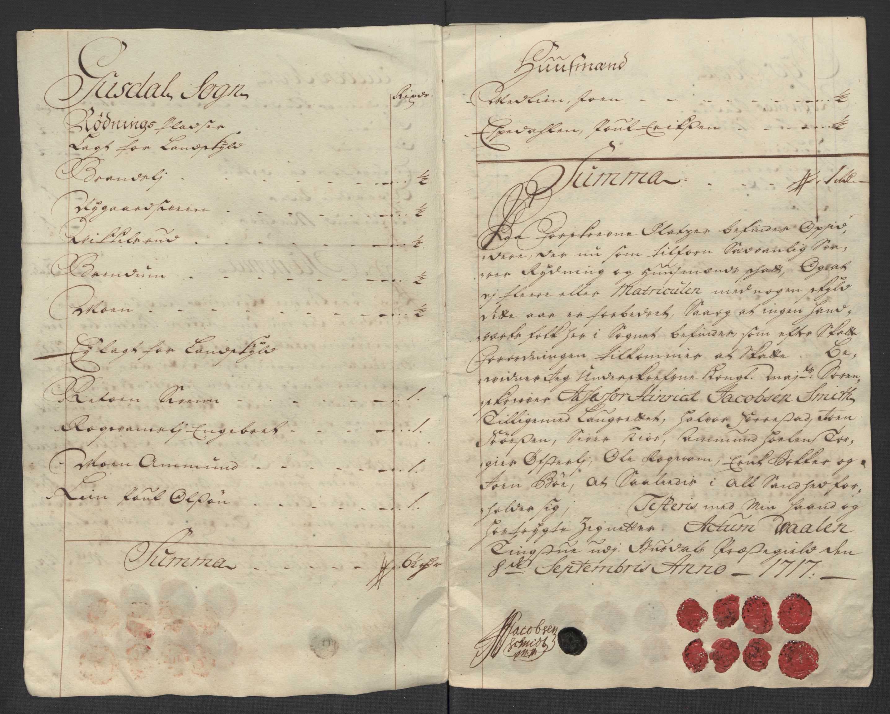 Rentekammeret inntil 1814, Reviderte regnskaper, Fogderegnskap, AV/RA-EA-4092/R17/L1187: Fogderegnskap Gudbrandsdal, 1717, s. 36