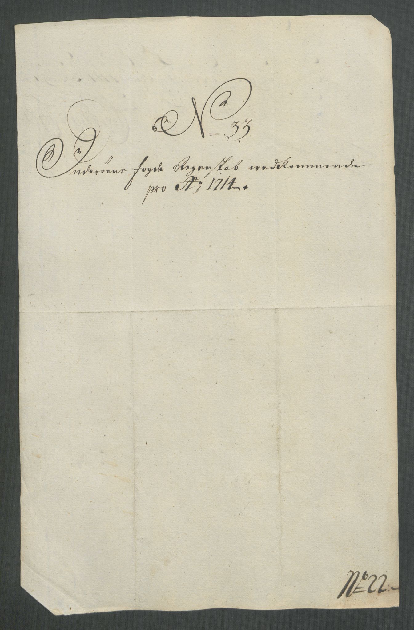 Rentekammeret inntil 1814, Reviderte regnskaper, Fogderegnskap, RA/EA-4092/R63/L4322: Fogderegnskap Inderøy, 1714, s. 309