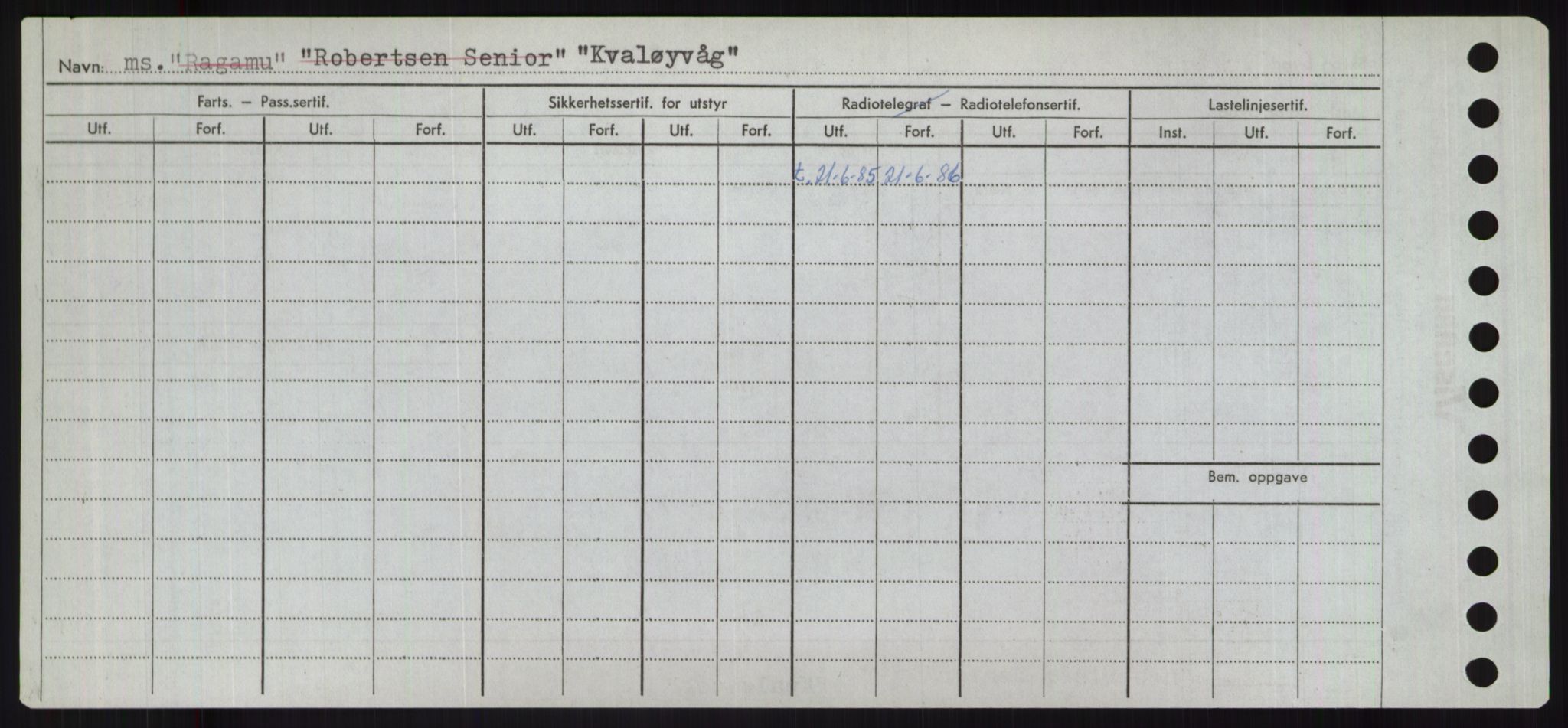 Sjøfartsdirektoratet med forløpere, Skipsmålingen, RA/S-1627/H/Ha/L0003/0002: Fartøy, Hilm-Mar / Fartøy, Kom-Mar, s. 130