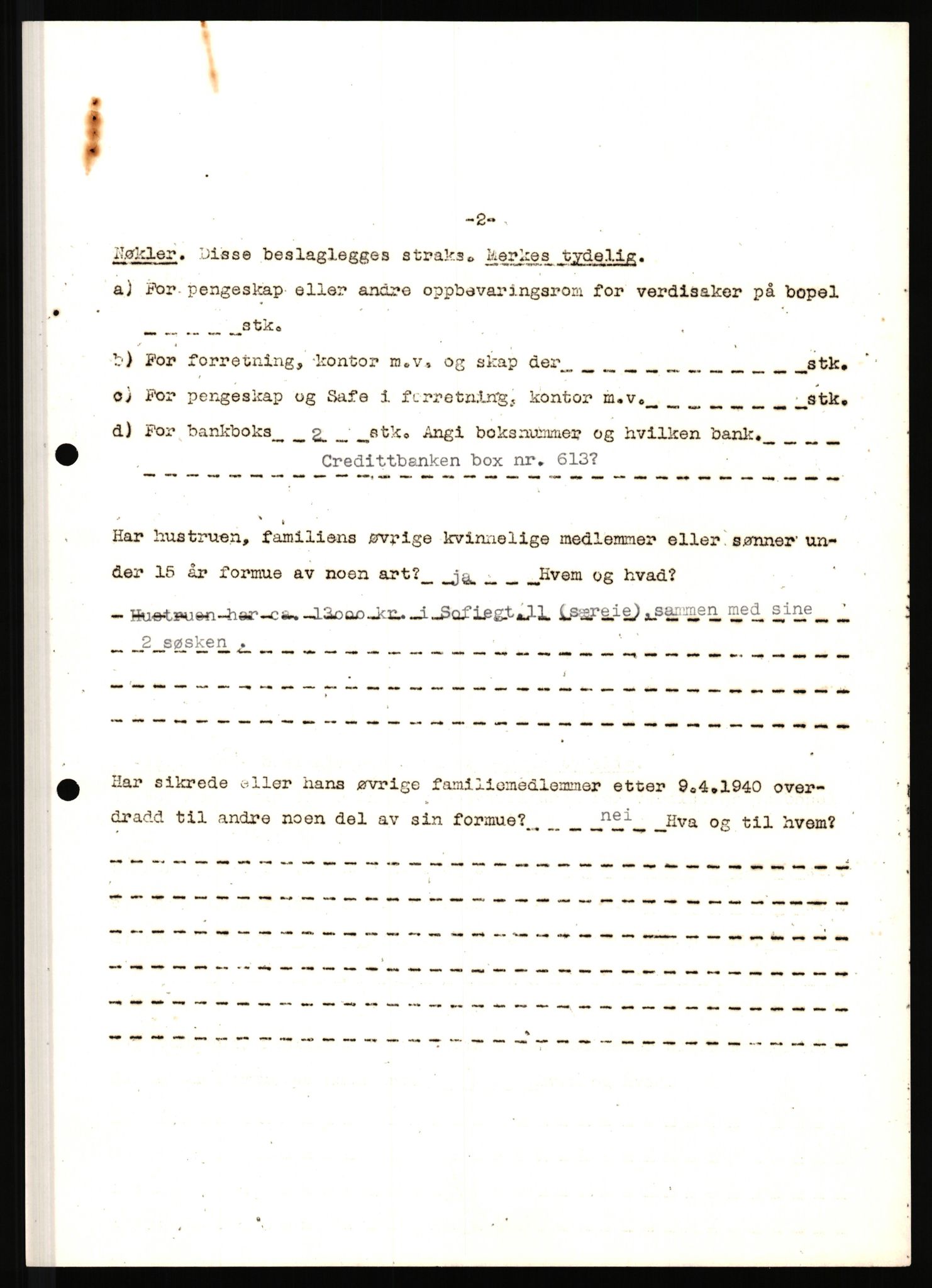 Justisdepartementet, Tilbakeføringskontoret for inndratte formuer, AV/RA-S-1564/H/Hc/Hcc/L0917: --, 1945-1947, s. 401