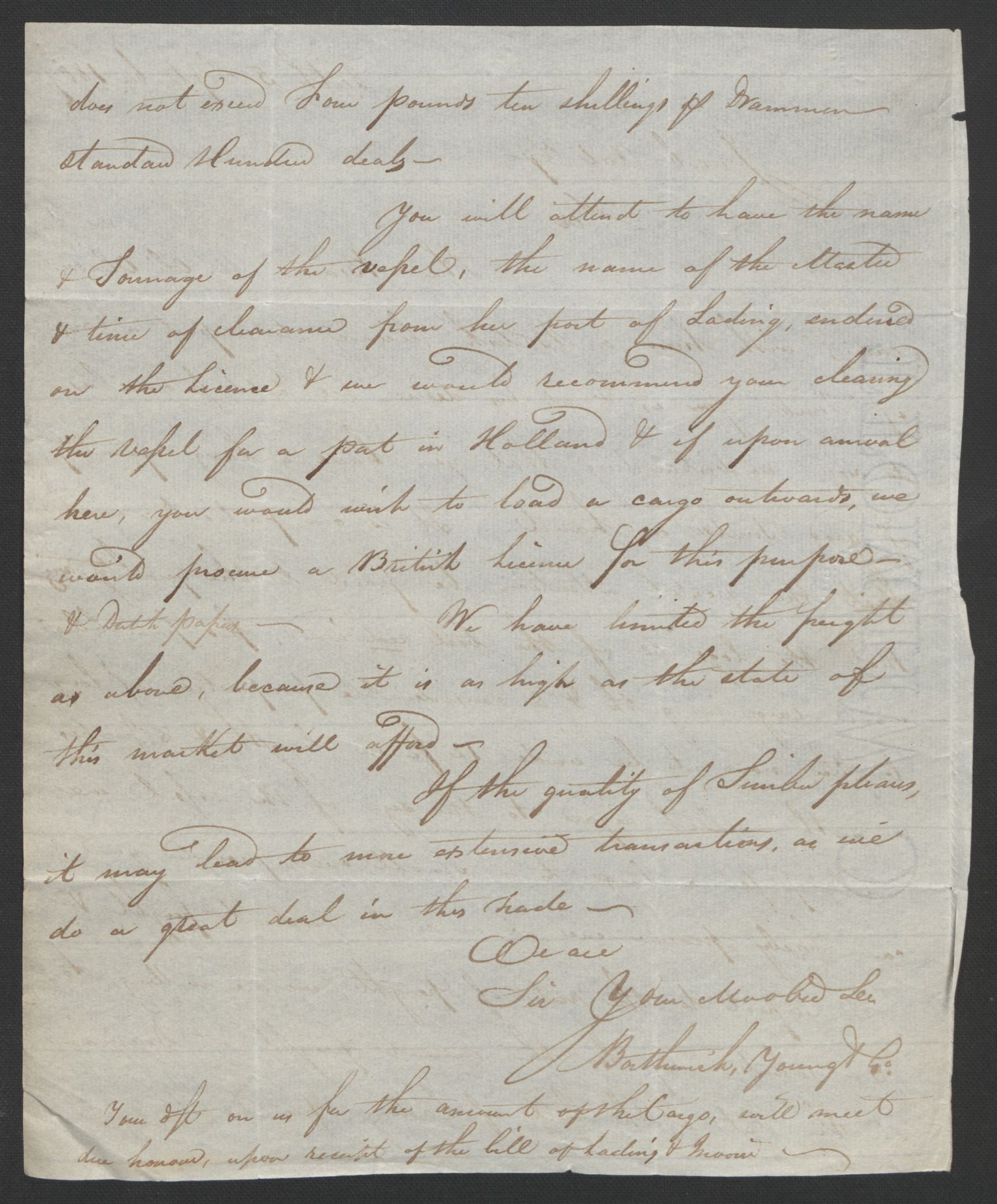 Faye, Andreas, AV/RA-PA-0015/F/Fh/L0026/0001: -- / Smaa-bidrag til Norges historie i det 19de aarhundrede. Særlig brev til J. Aall 1808-1810 og 1815. Endel pakker in folio, s. 44