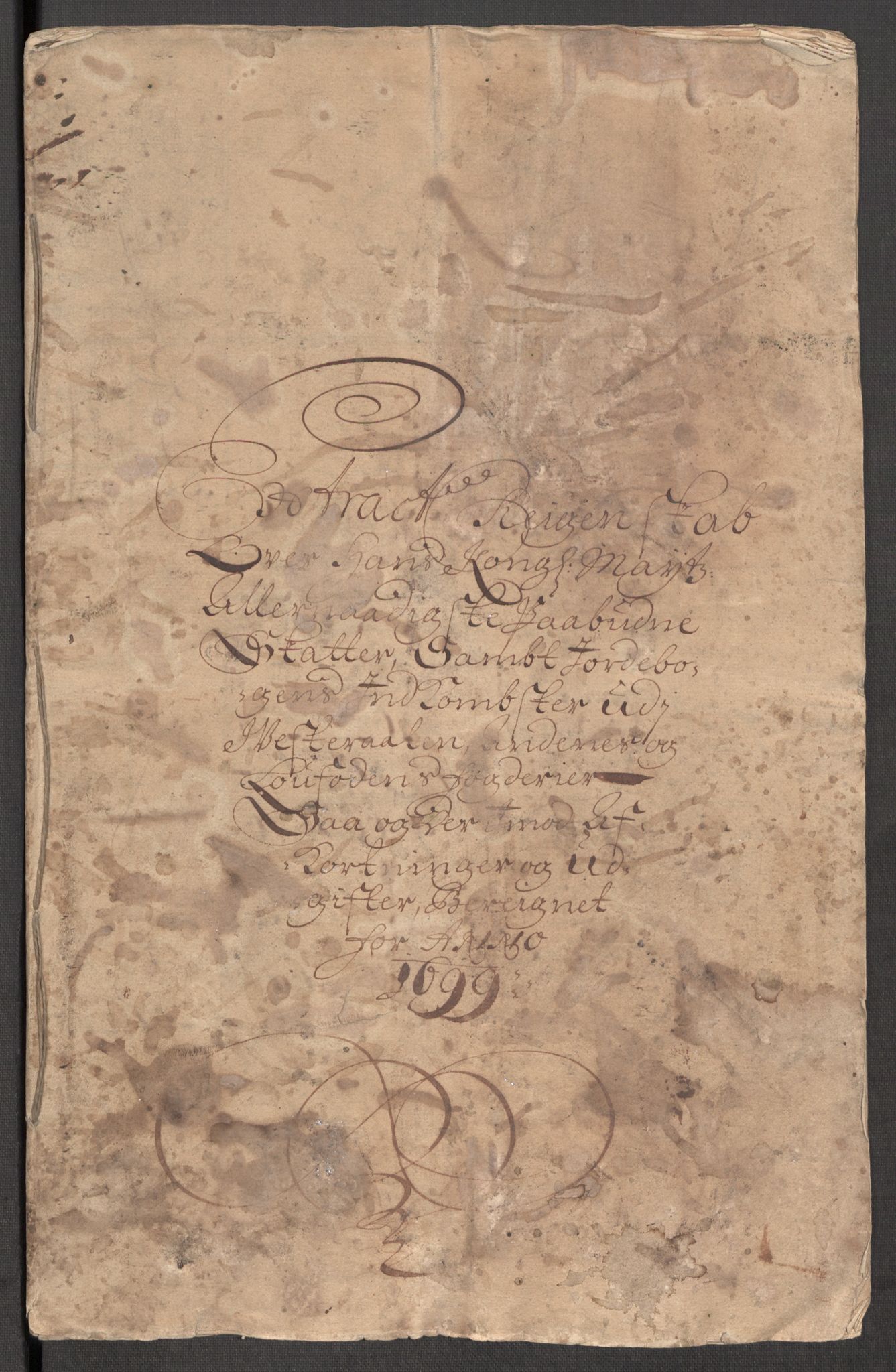 Rentekammeret inntil 1814, Reviderte regnskaper, Fogderegnskap, RA/EA-4092/R67/L4678: Fogderegnskap Vesterålen, Andenes og Lofoten, 1696-1708, s. 262